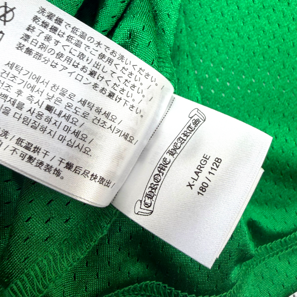 Chrome Hearts Stadium Mesh Green L/S Jersey XL