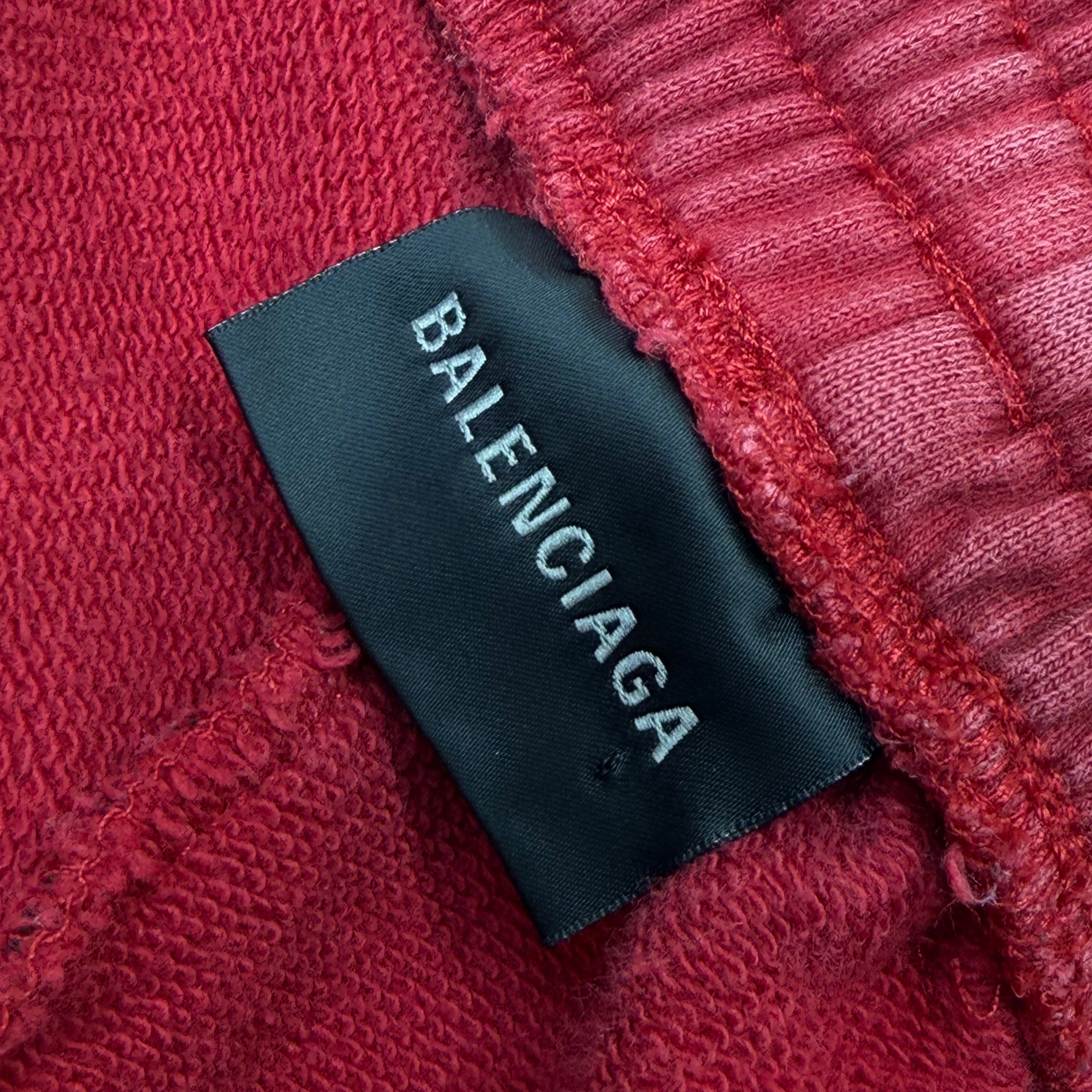 Balenciaga Skater Baggy Red Sweatpants XS (M)