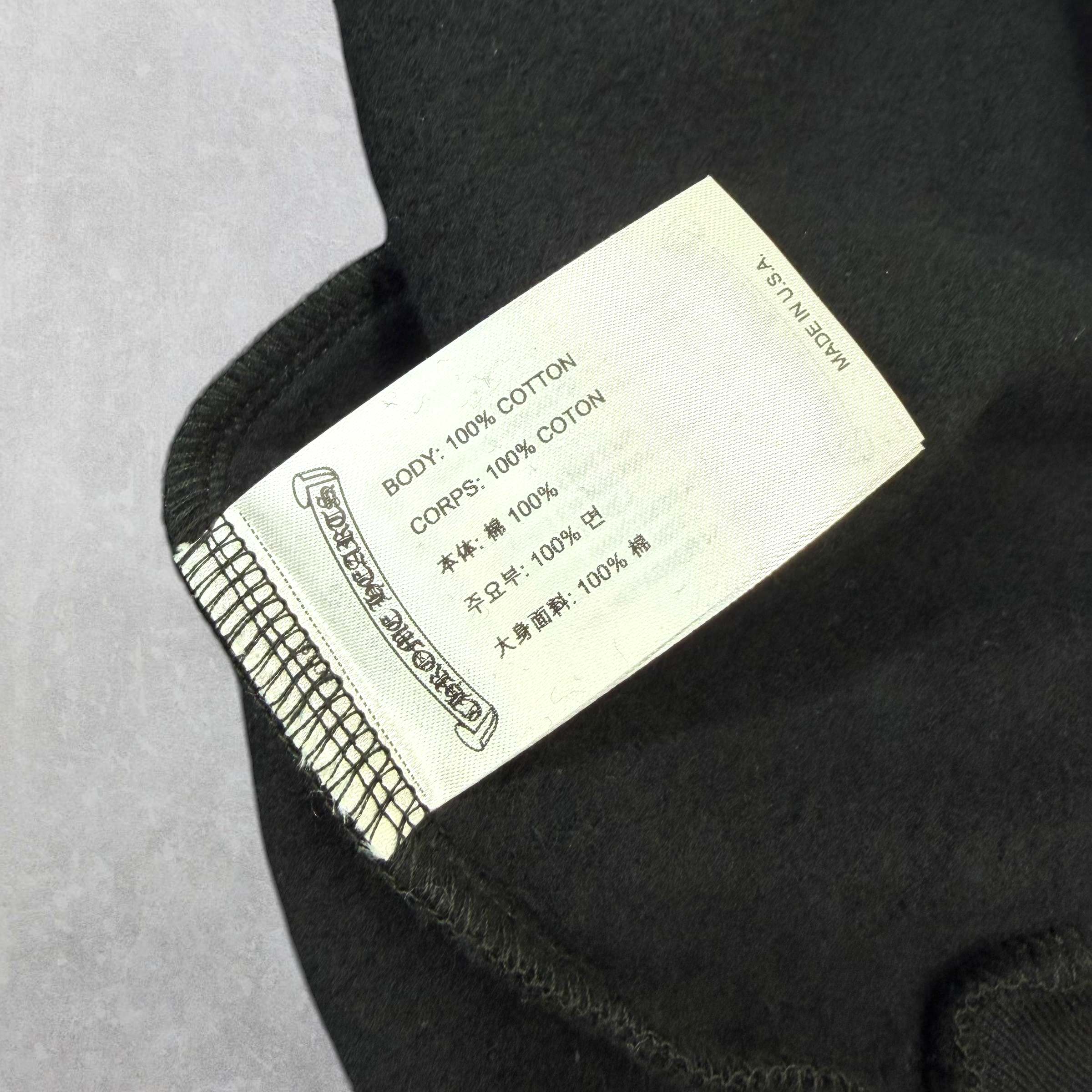 Chrome Hearts Black Floral Hoodie M