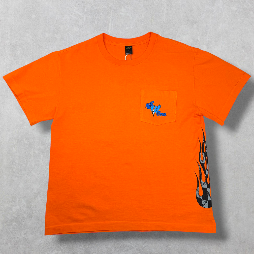Matty Boy Anti Promo Flame orange NYC Tee S