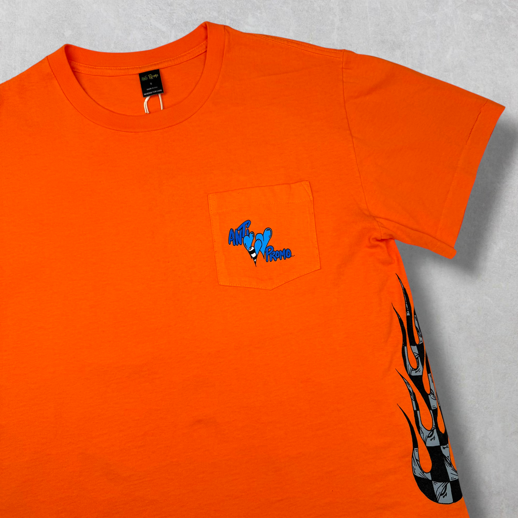 Matty Boy Anti Promo Flame orange NYC Tee S