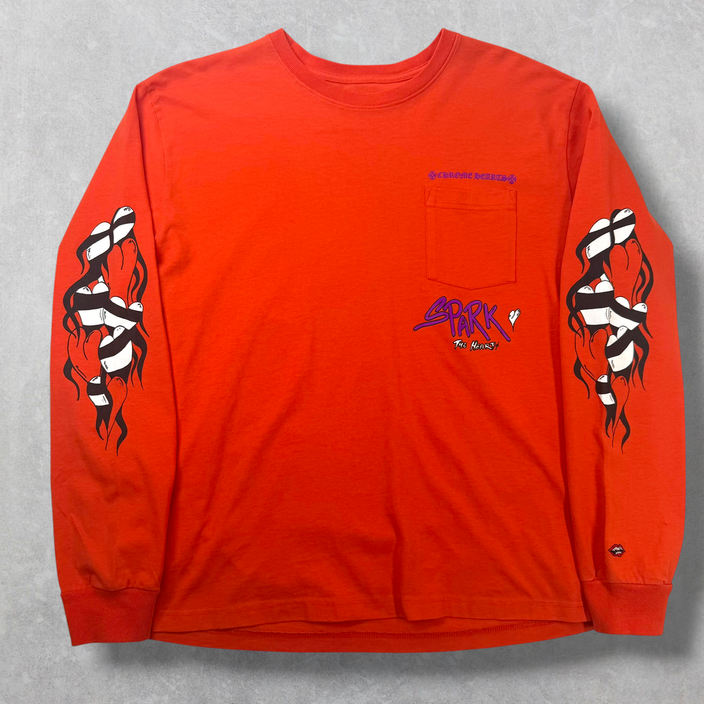 Chrome Hearts Matty Boy 'Sick Heart' Long Sleeve XXL