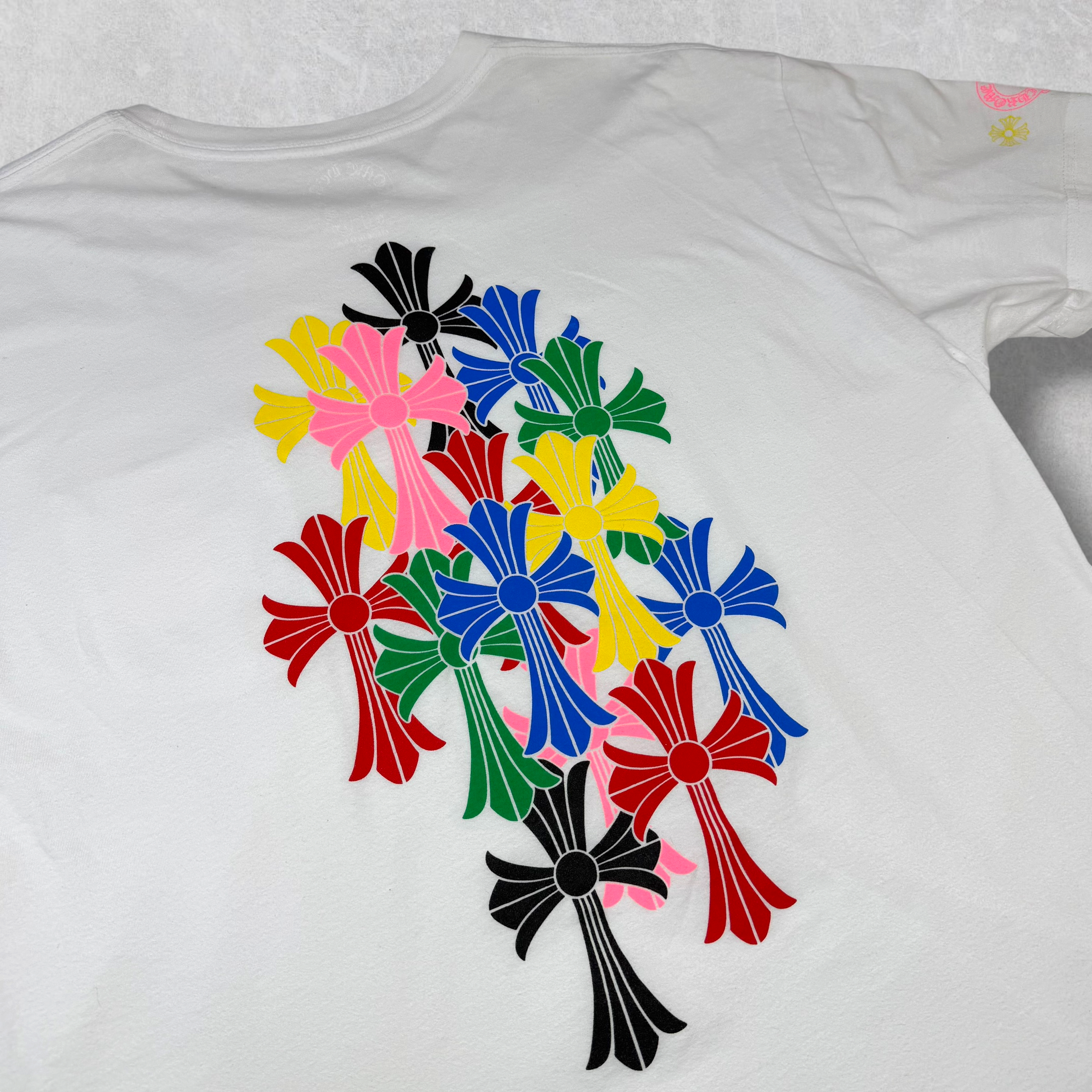 Chrome Hearts Multicolor Cross Cemetery Tee XXL