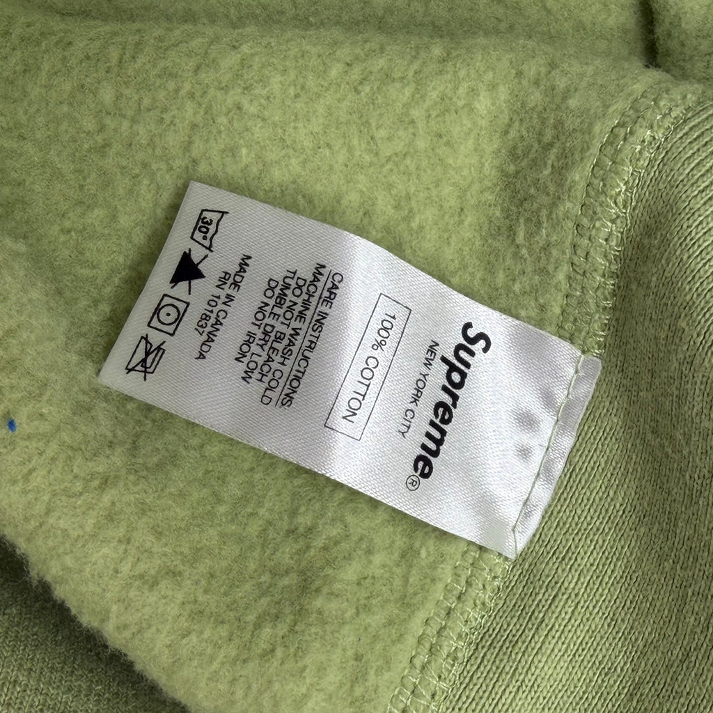 Supreme Box Logo Sage Hoodie S