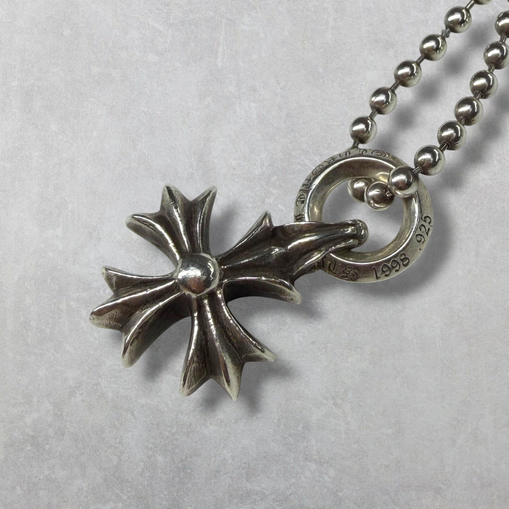 Chrome Hearts CH Plus Pendant w/ Ball Chain