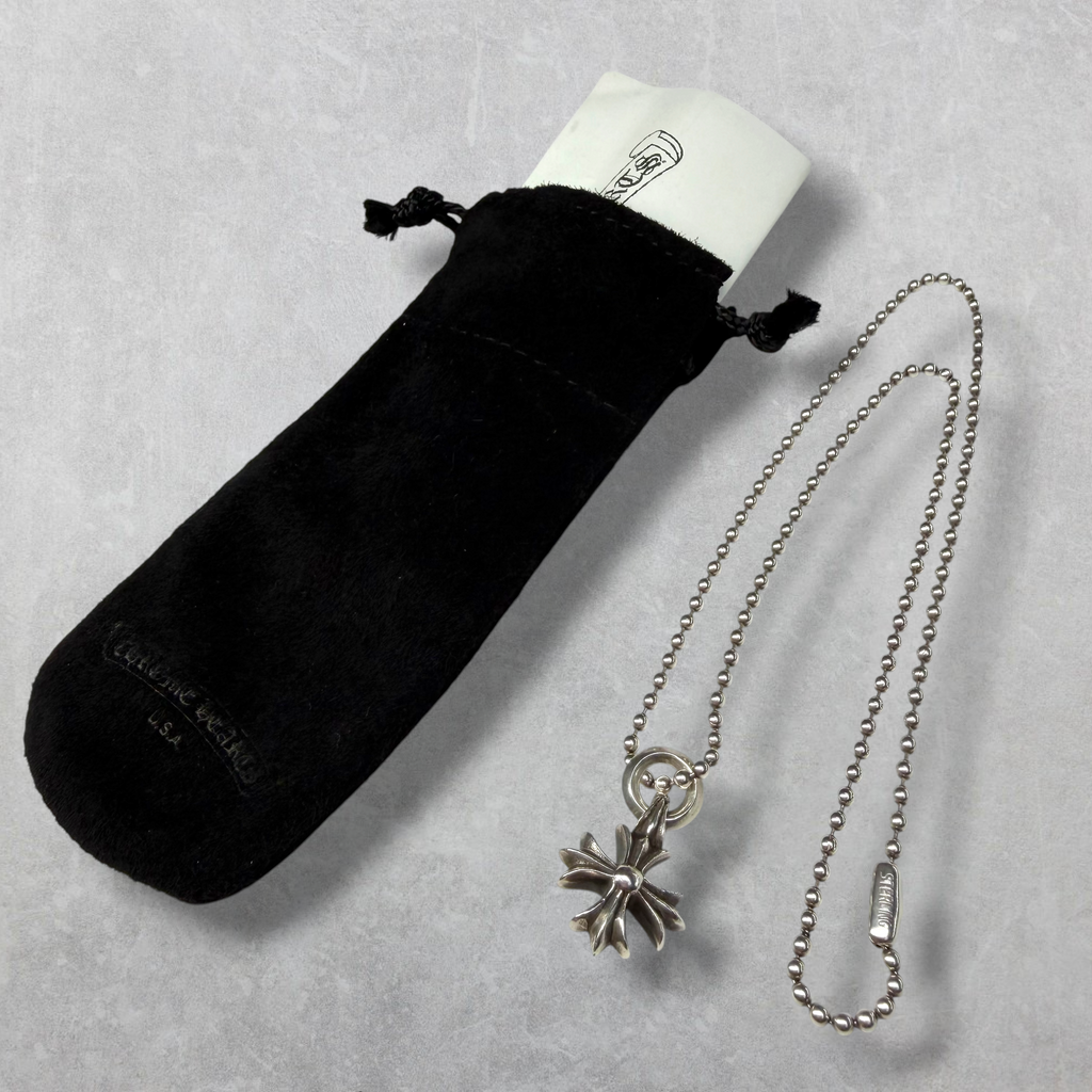 Chrome Hearts CH Plus Pendant w/ Ball Chain