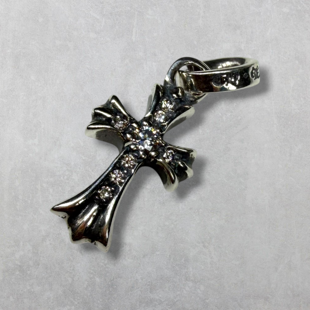 Chrome Hearts Diamond Baby Fat Pendant