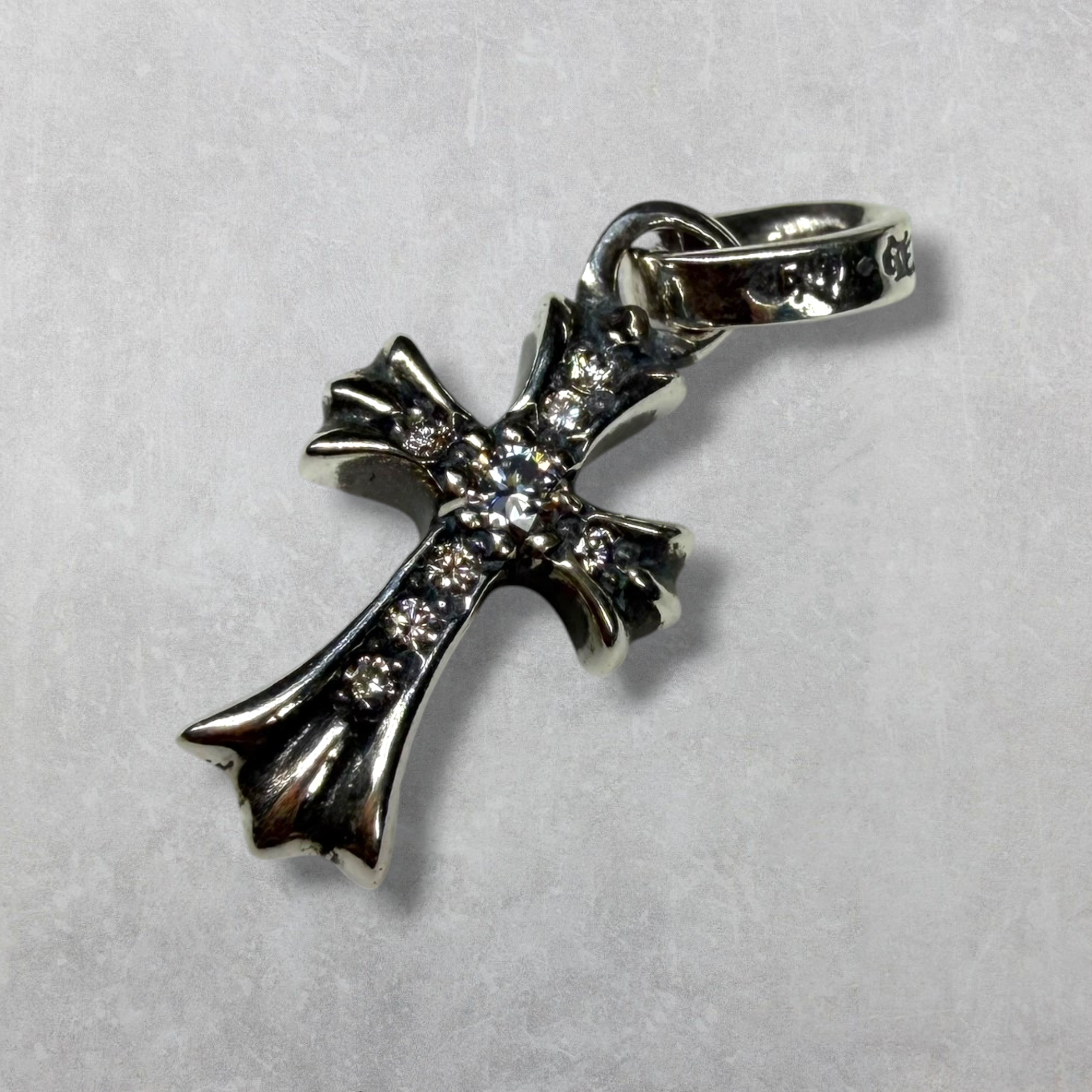 Chrome Hearts Diamond Baby Fat Pendant