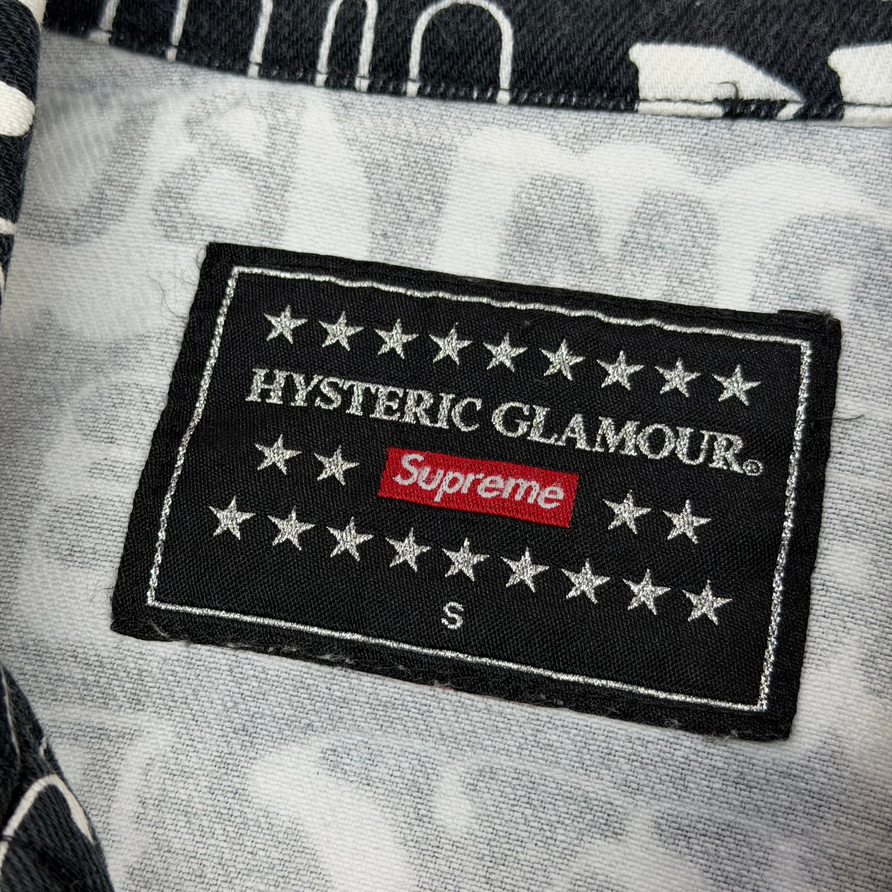 Supreme Hysteric Glamour Text Work Jacket Black S