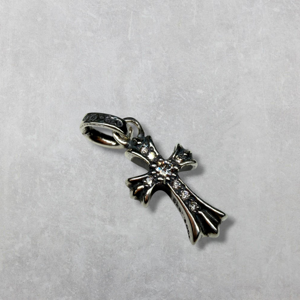 Chrome Hearts Diamond Baby Fat Pendant