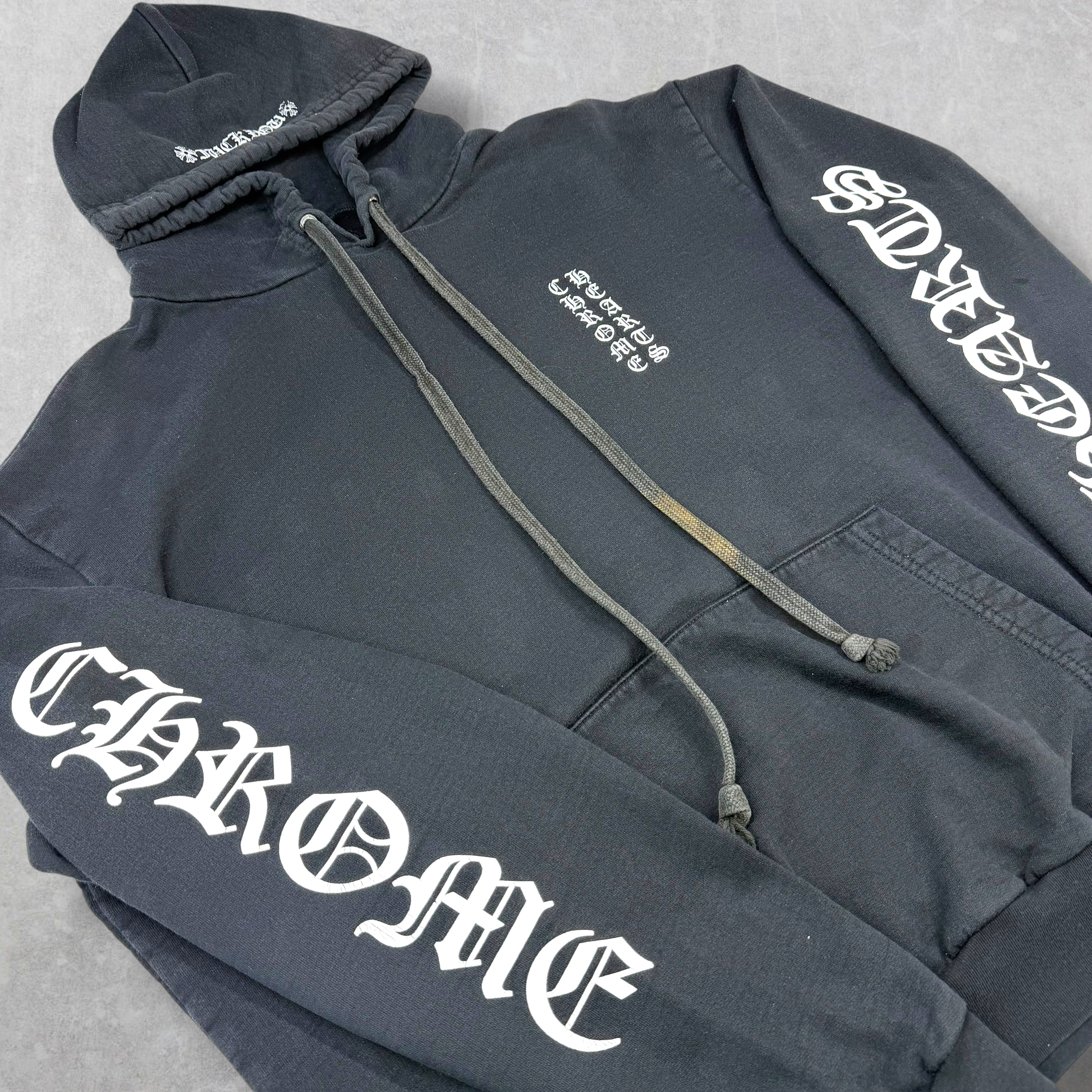 Chrome Hearts Vertical Logo F U Hoodie L