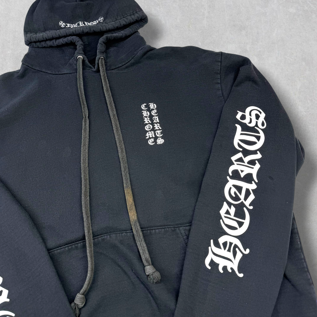 Chrome Hearts Vertical Logo F U Hoodie L