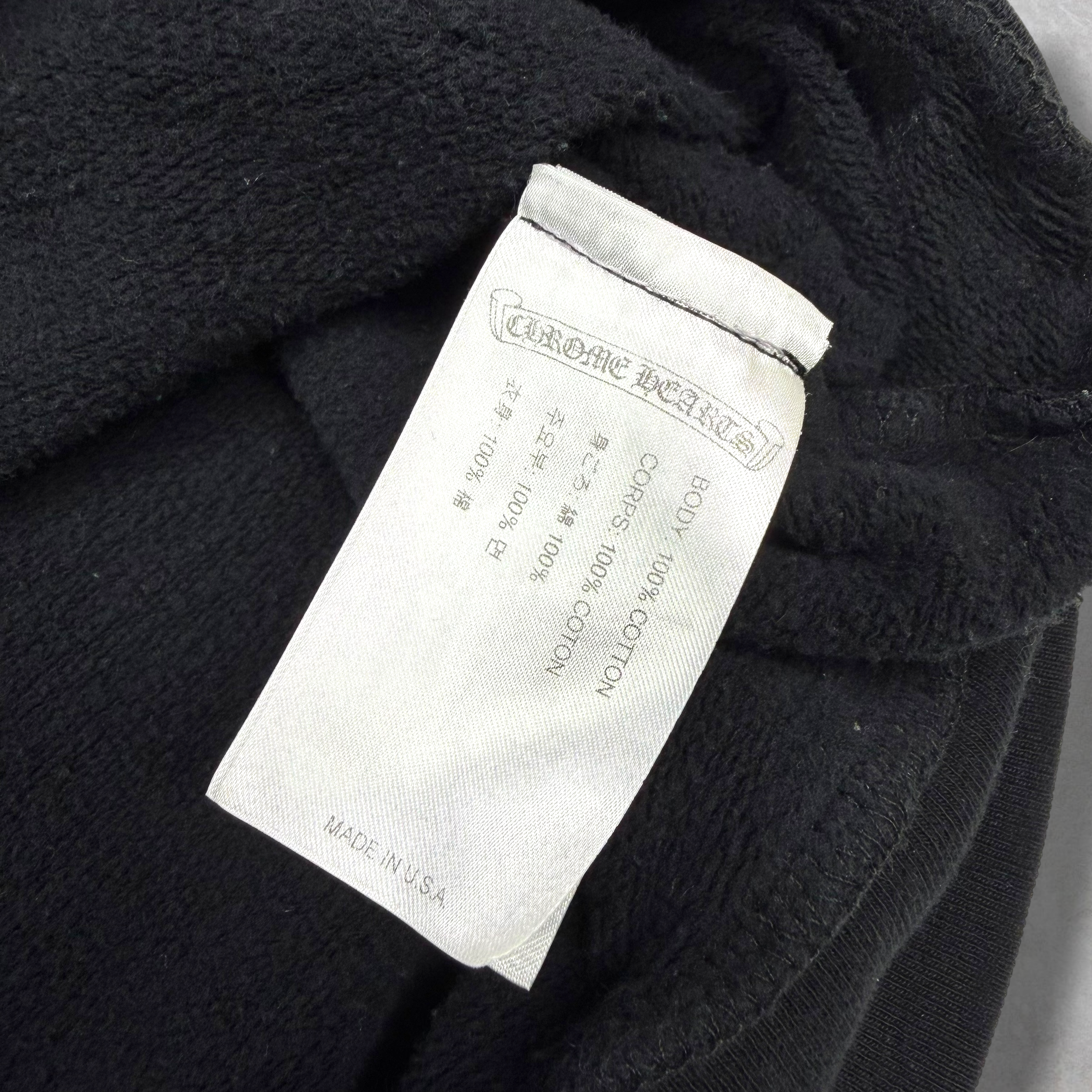 Chrome Hearts Vertical Logo F U Hoodie L
