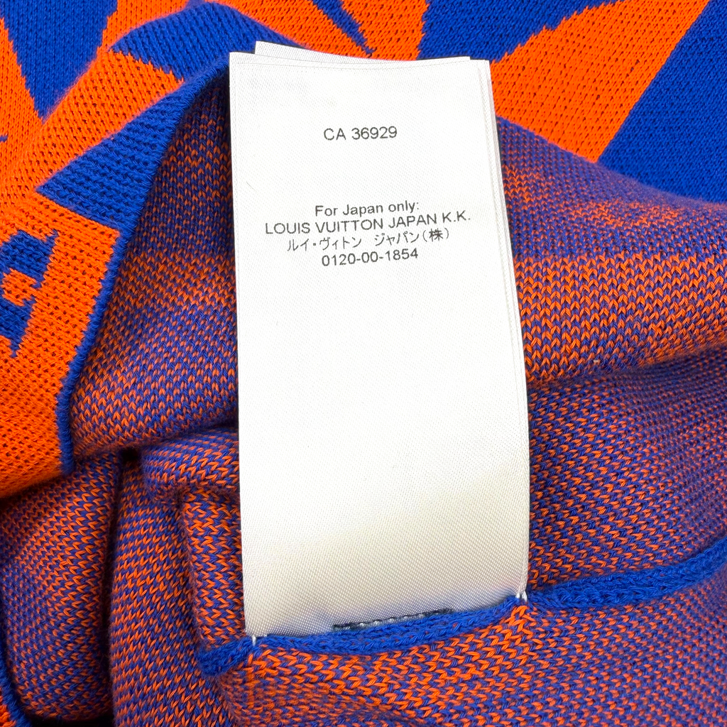 Louis Vuitton Jazz Flyer Jacquard Knit Shirt L
