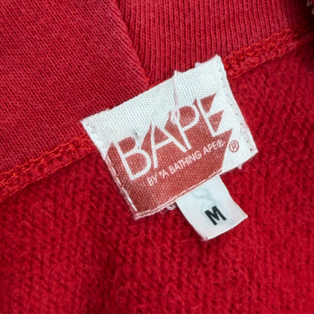 Bape x Kaws Chomper Full-Zip Hoodie Red M