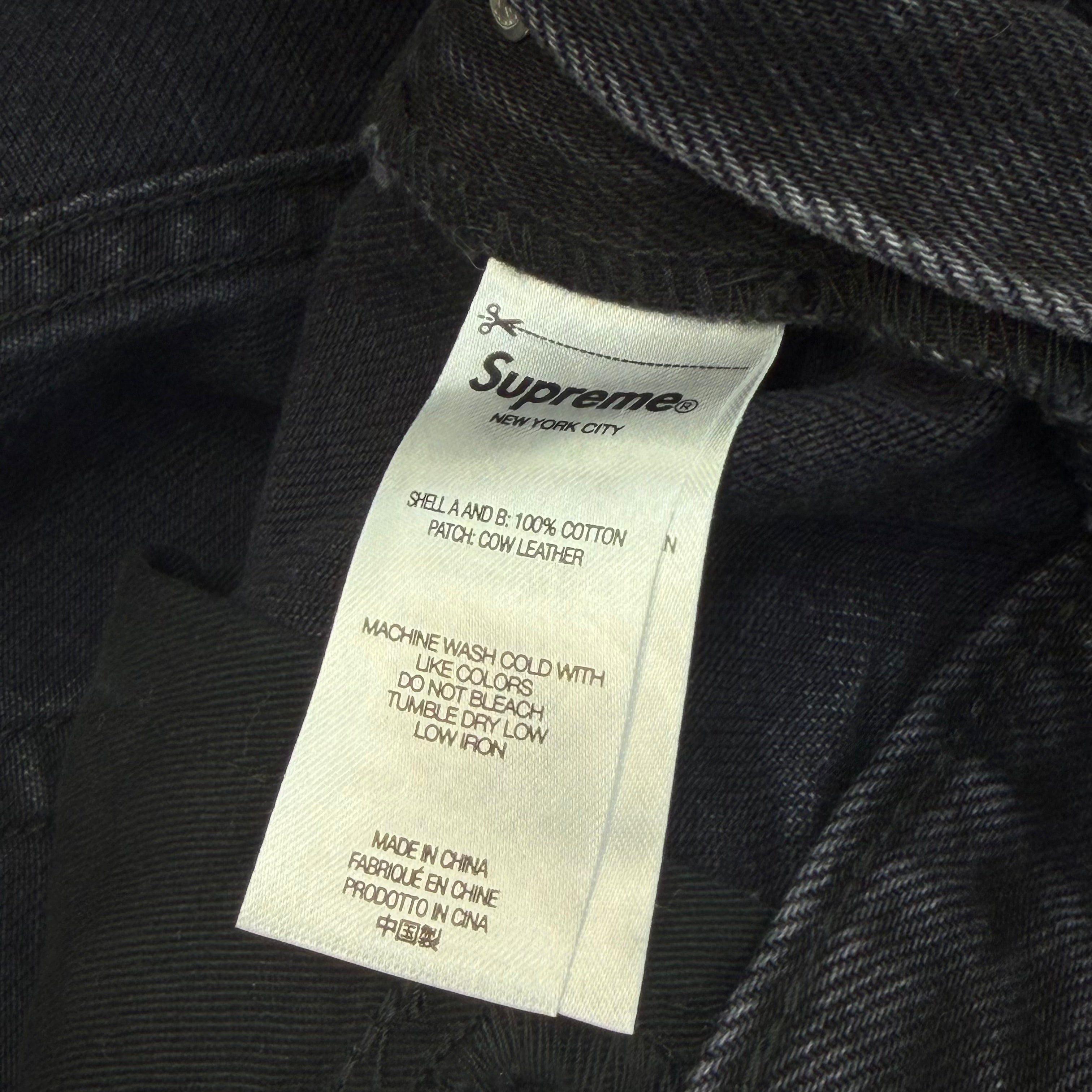 Supreme x Undercover Layered Black Jeans 32