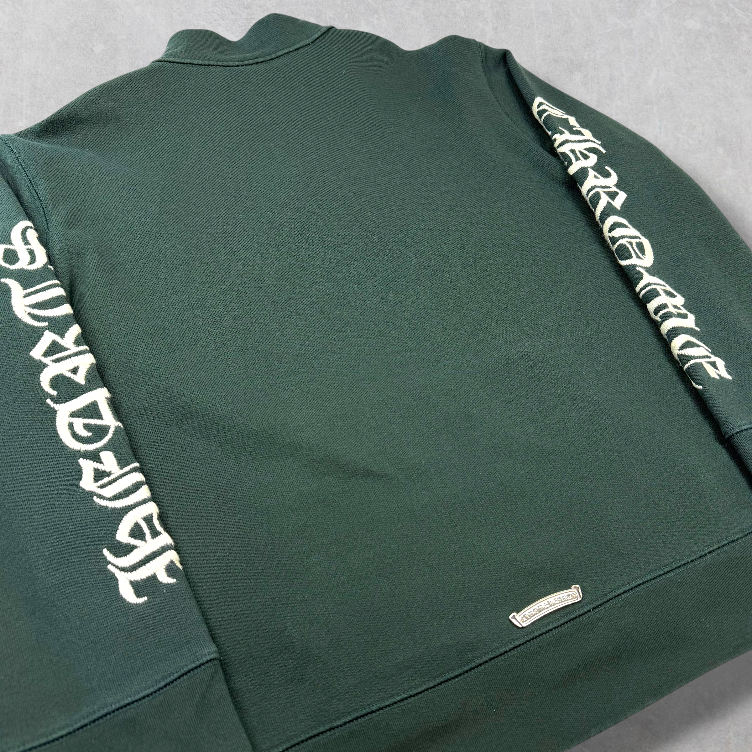 Chrome Hearts Slo Ride Quarter Zip Dark Green XL