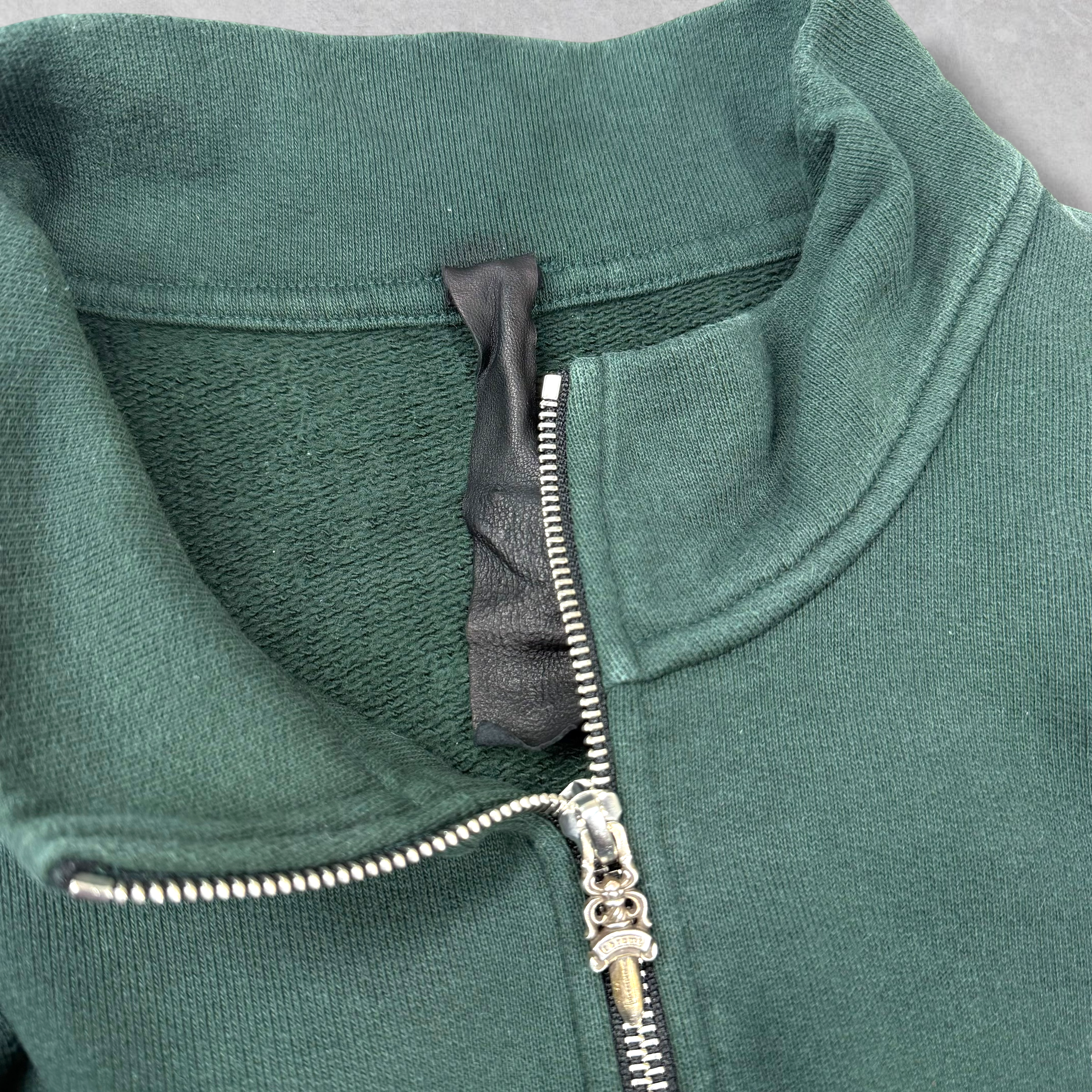 Chrome Hearts Slo Ride Quarter Zip Dark Green XL