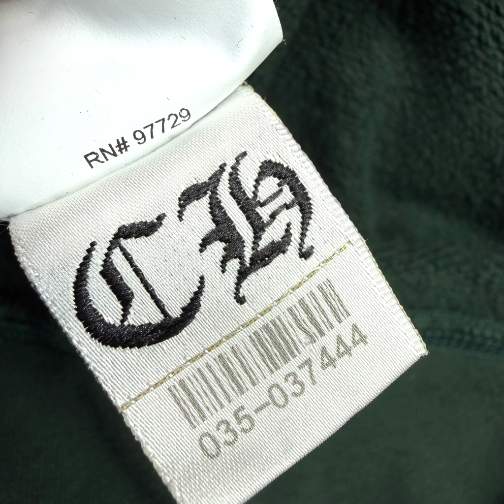 Chrome Hearts Slo Ride Quarter Zip Dark Green XL