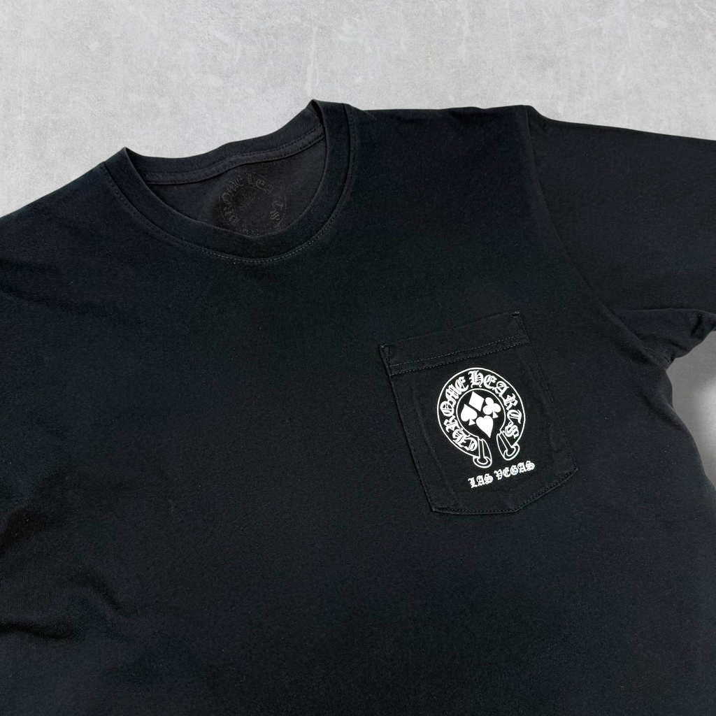 Chrome Hearts Black Welcome To Vegas Tee L