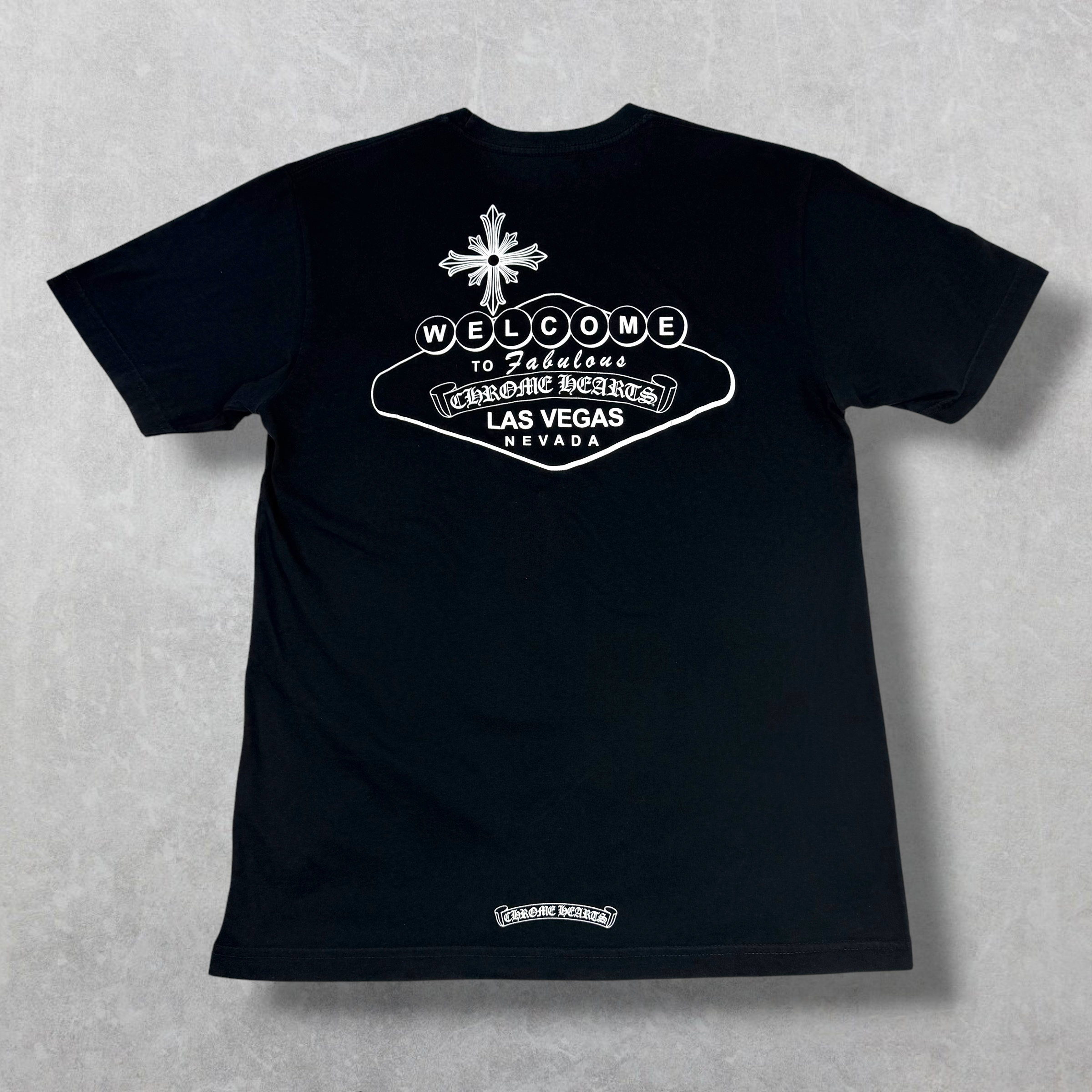 Chrome Hearts Black Welcome To Vegas Tee L
