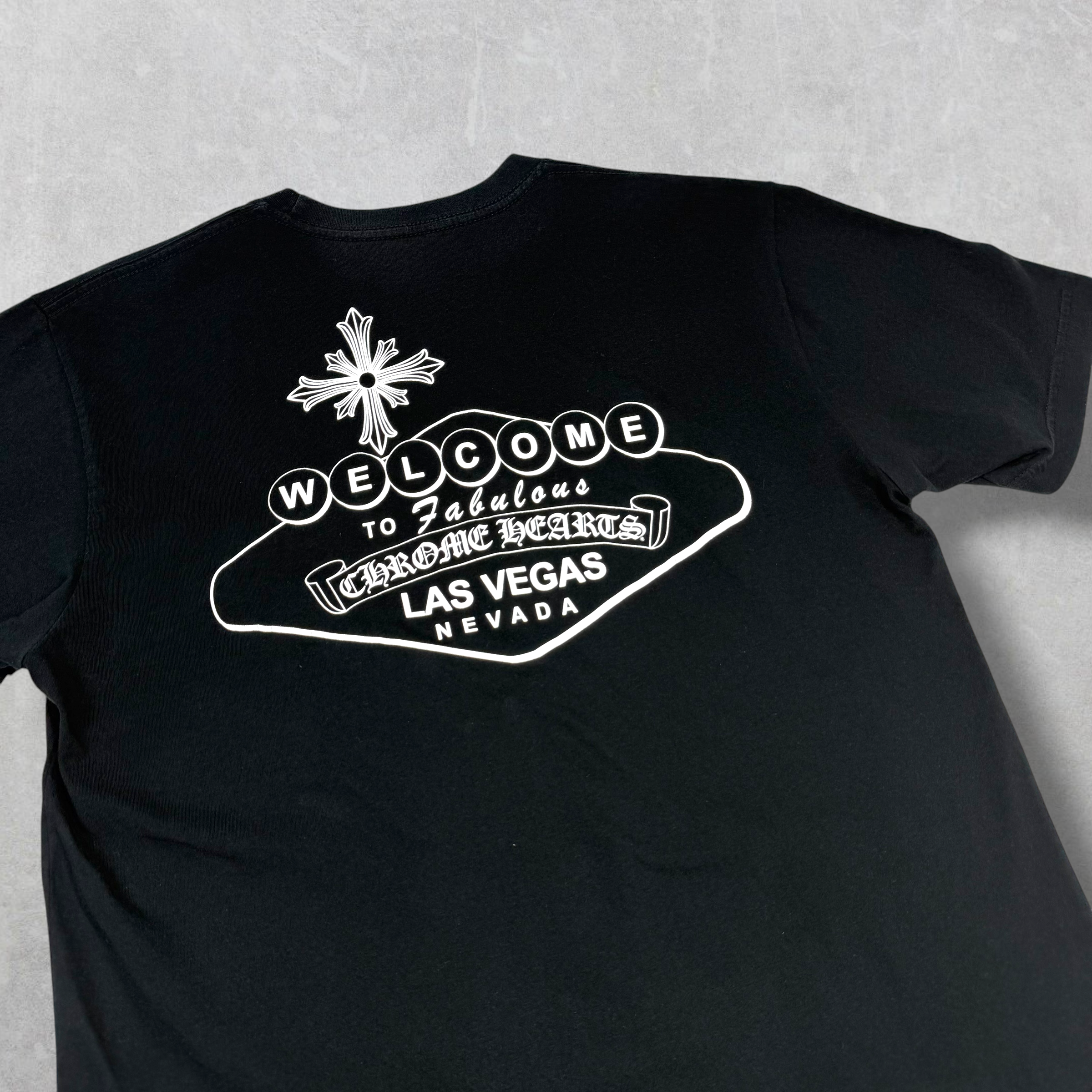 Chrome Hearts Black Welcome To Vegas Tee L