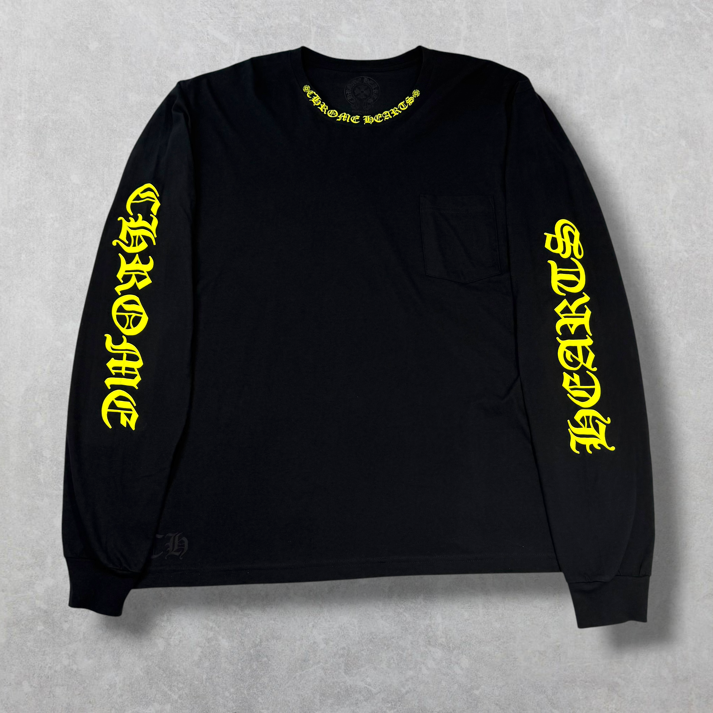 Chrome Hearts Neon Neck Logo L/S XXL