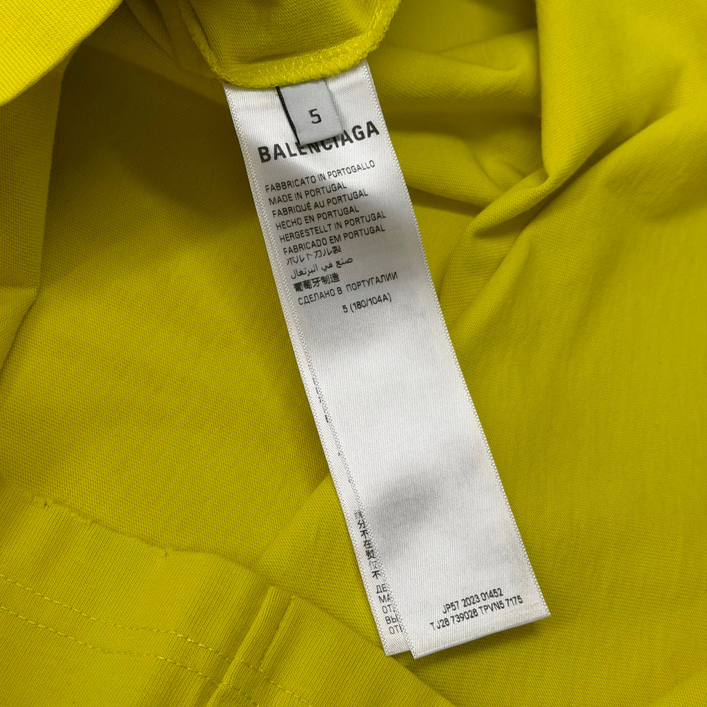Balenciaga Darkwave Oversized Tee Yellow 5 (XXXL)