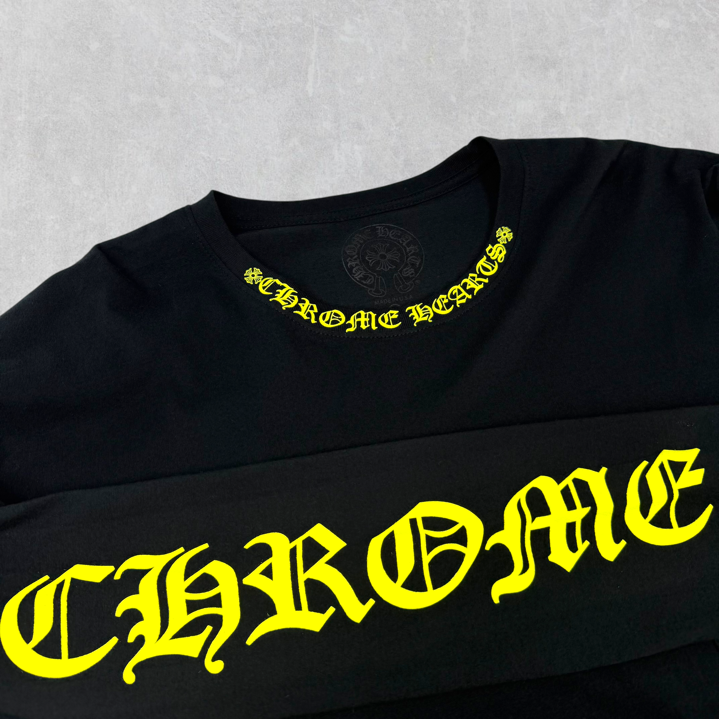 Chrome Hearts Neon Neck Logo L/S XXL