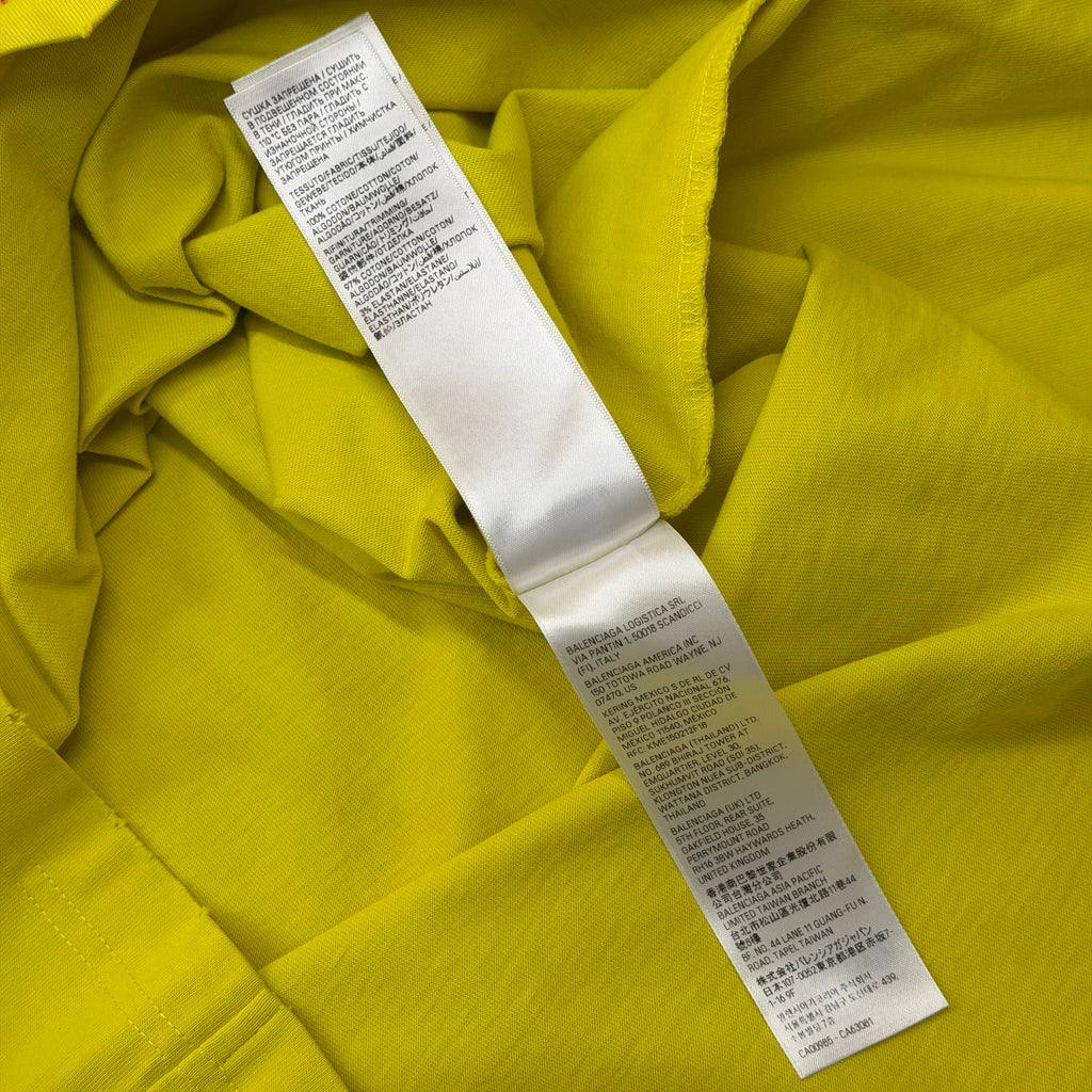 Balenciaga Darkwave Oversized Tee Yellow 5 (XXXL)