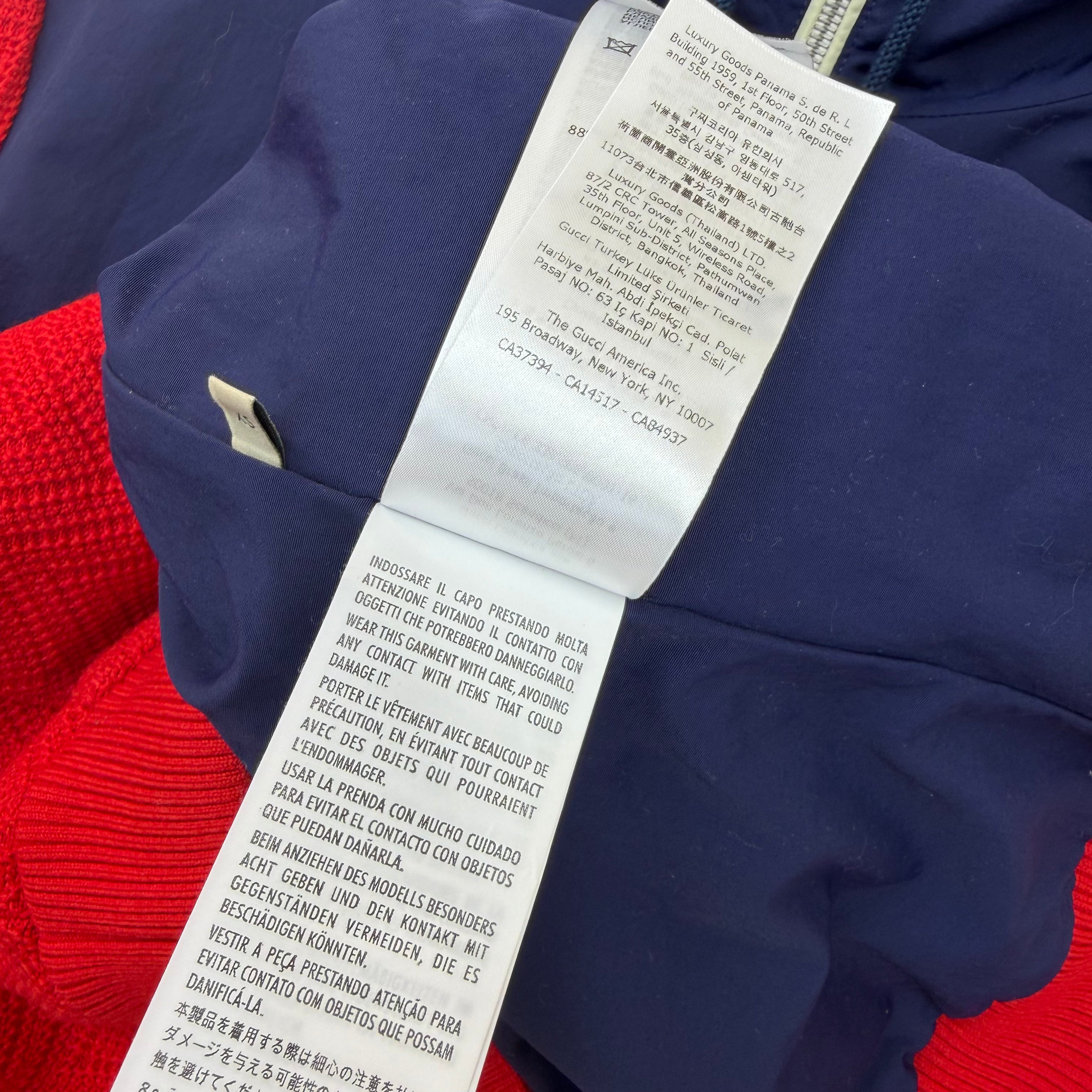 Gucci Wool Jersey Zip Up Sweatshirt XS (S)