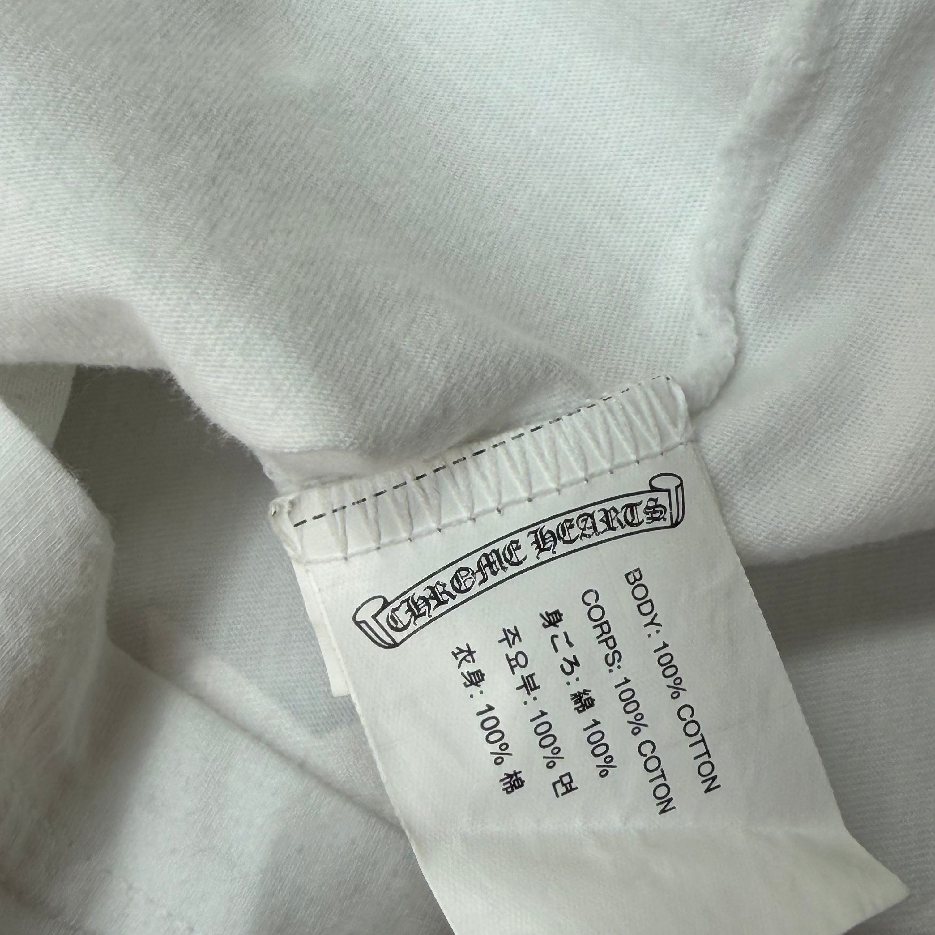 Chrome Hearts Star Scroll Tee White S