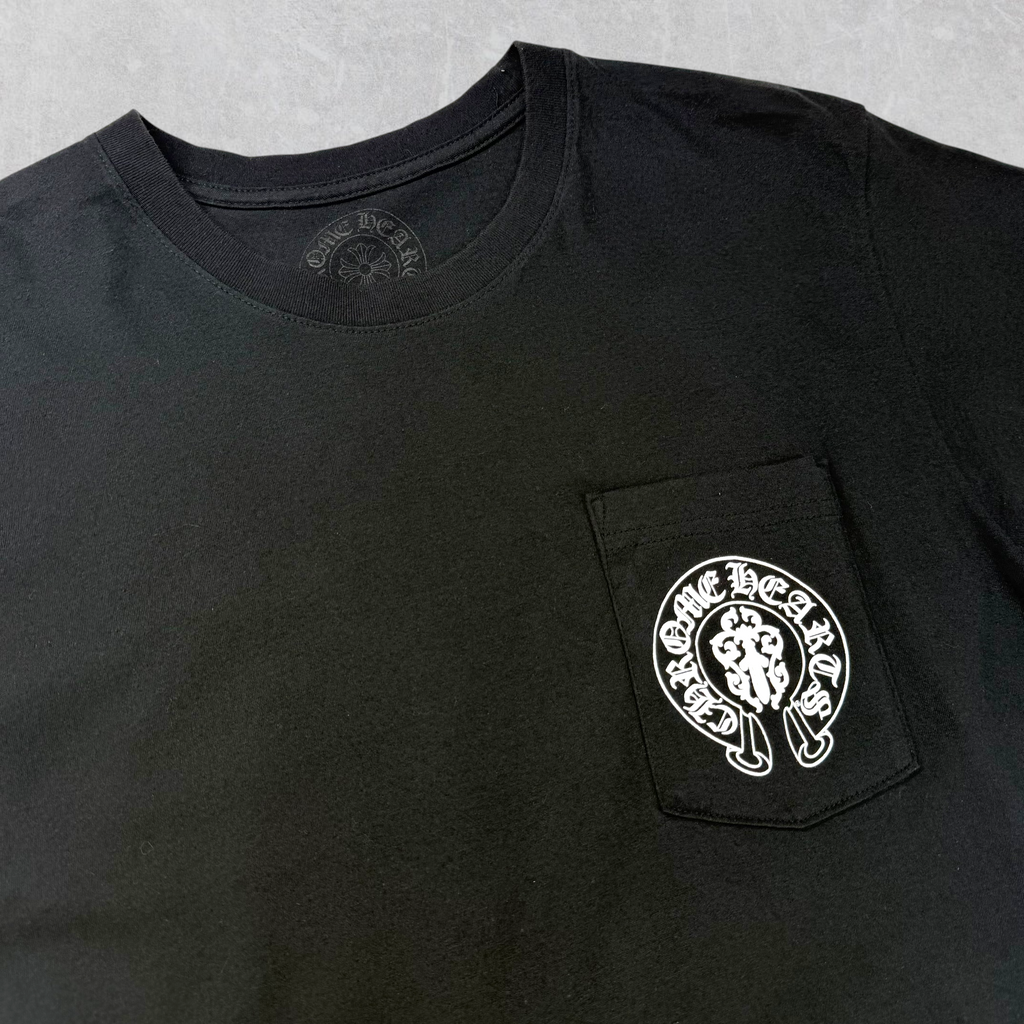 Chrome Hearts American Flag Black Tee L
