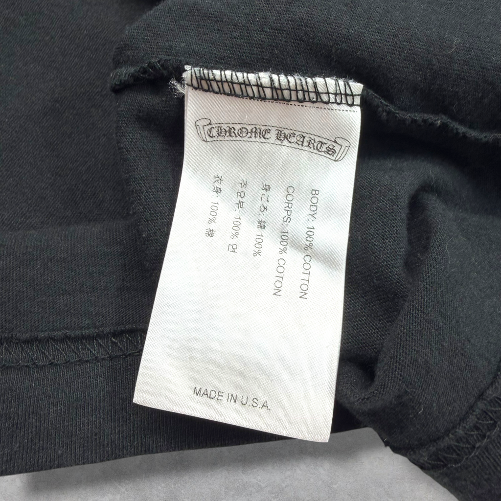 Chrome Hearts American Flag Black Tee L