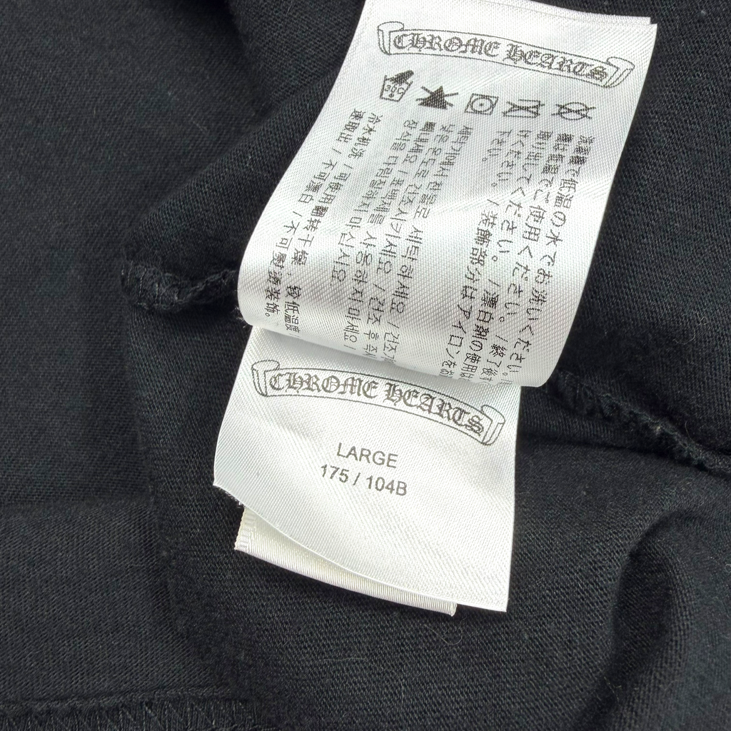 Chrome Hearts American Flag Black Tee L