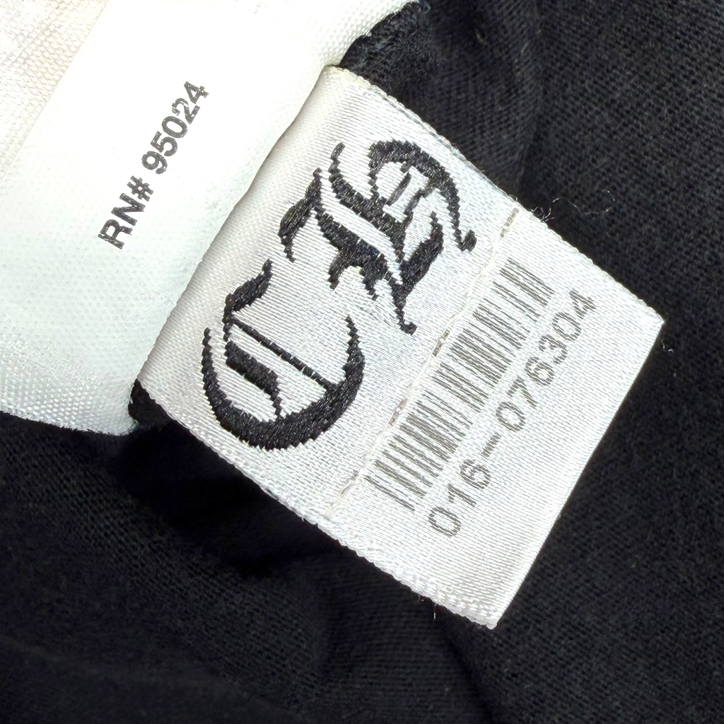 Chrome Hearts Scroll USA V Neck Tee L
