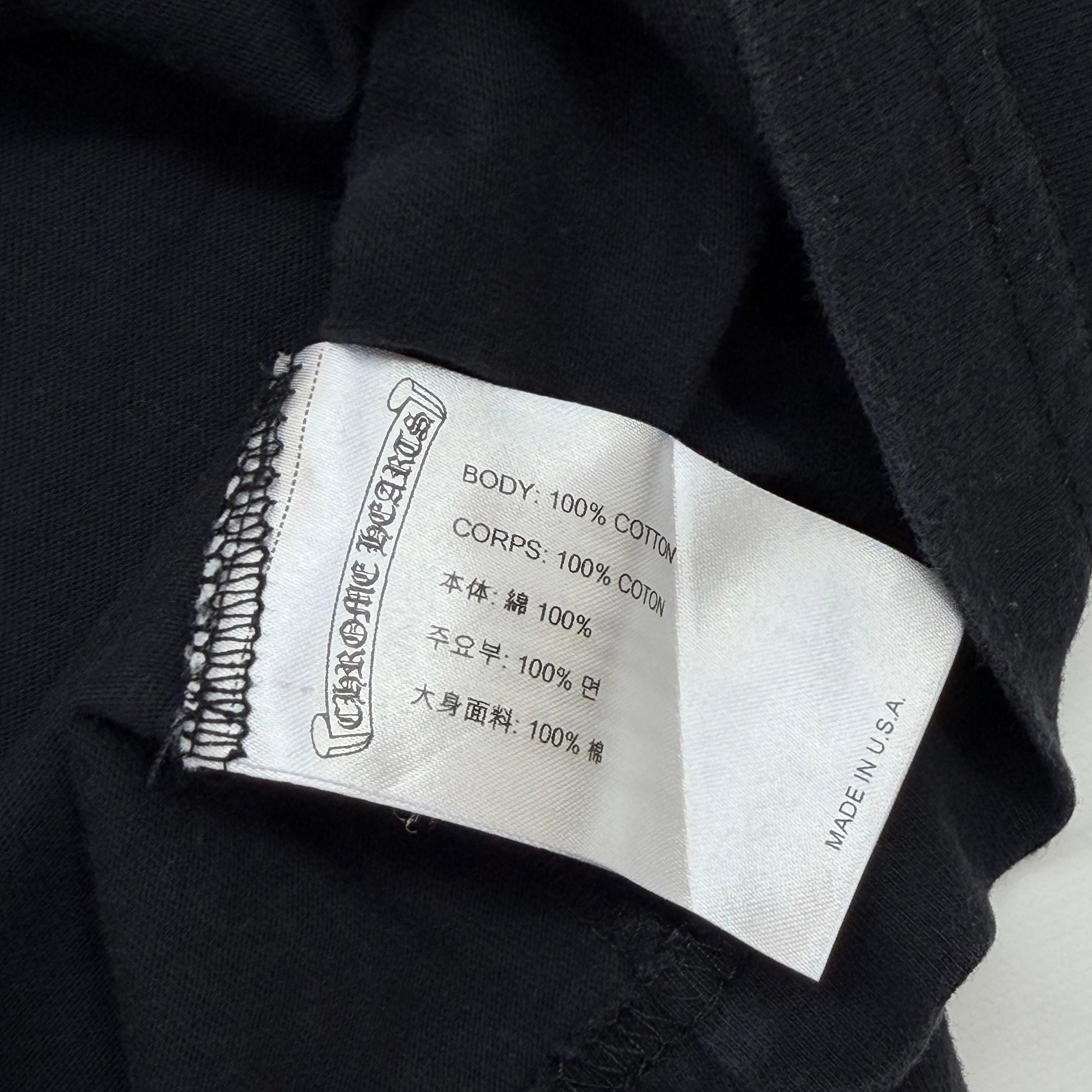 Chrome Hearts Horseshoe Logo Tee Black XL