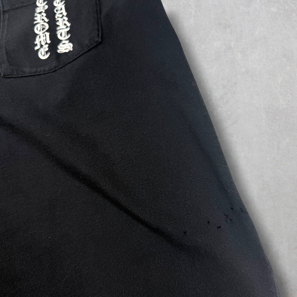 Chrome Hearts Scroll Logo Black Tee M
