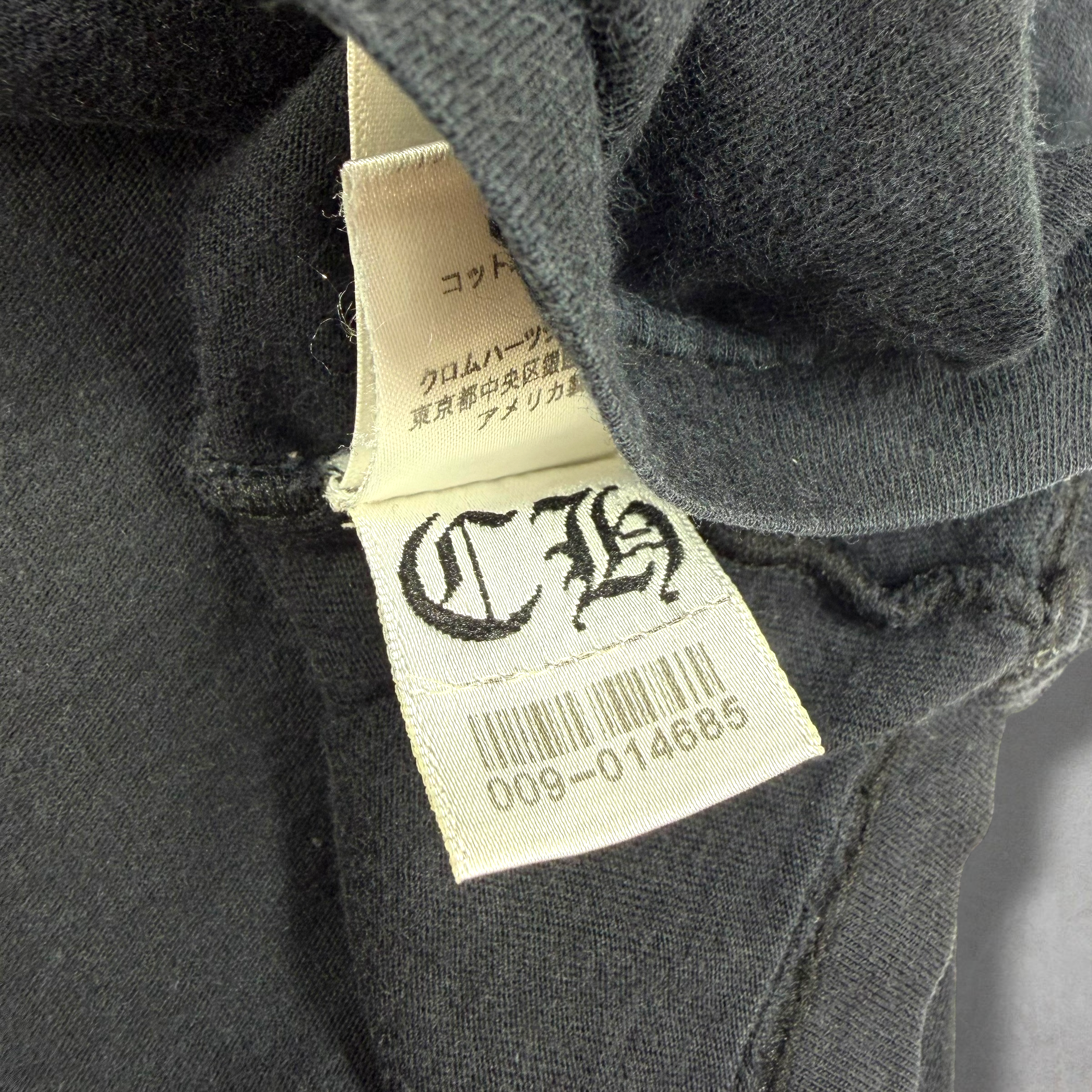 Chrome Hearts Scroll Logo Black Tee M