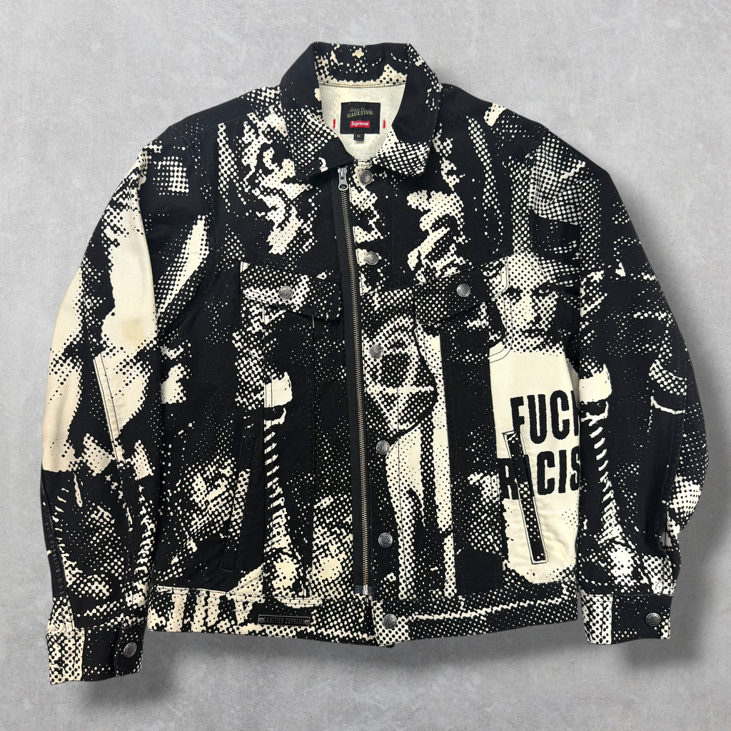 Supreme x Jean Paul Gaultier Fuck Racism Trucker Jacket M