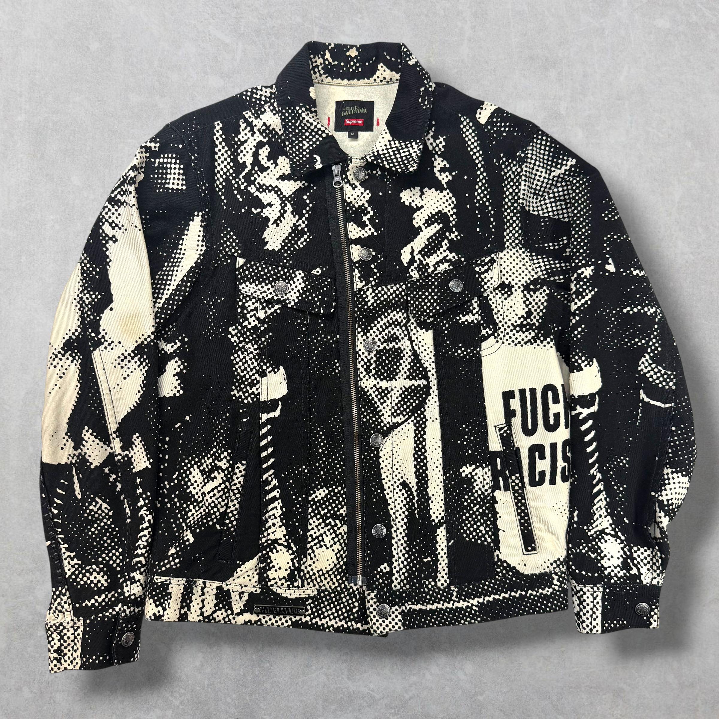 Supreme x Jean Paul Gaultier Fuck Racism Trucker Jacket M