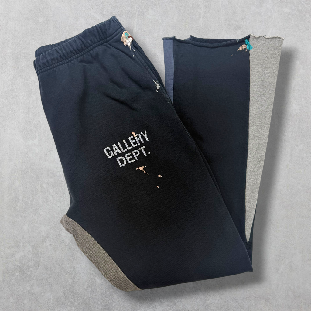 Gallery Dept. Vintage Black Painted Flare Sweatpants XL