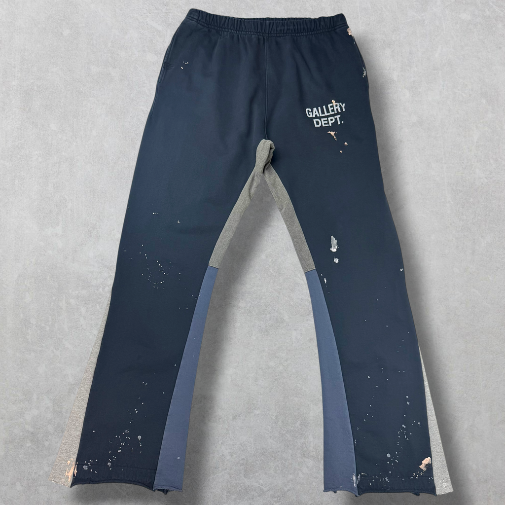 Gallery Dept. Vintage Black Painted Flare Sweatpants XL