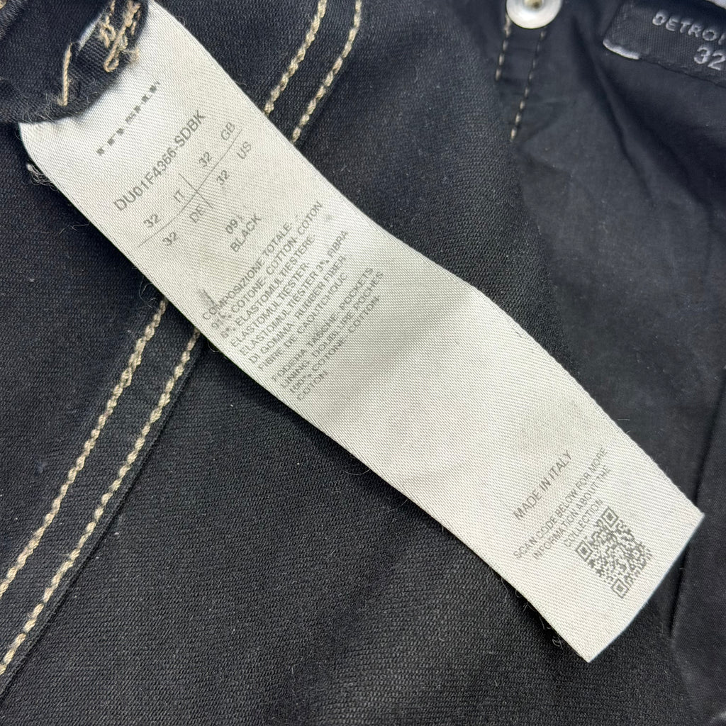 Rick Owens DRKSHDW Detroit Cut Stretch Deep Jeans 32