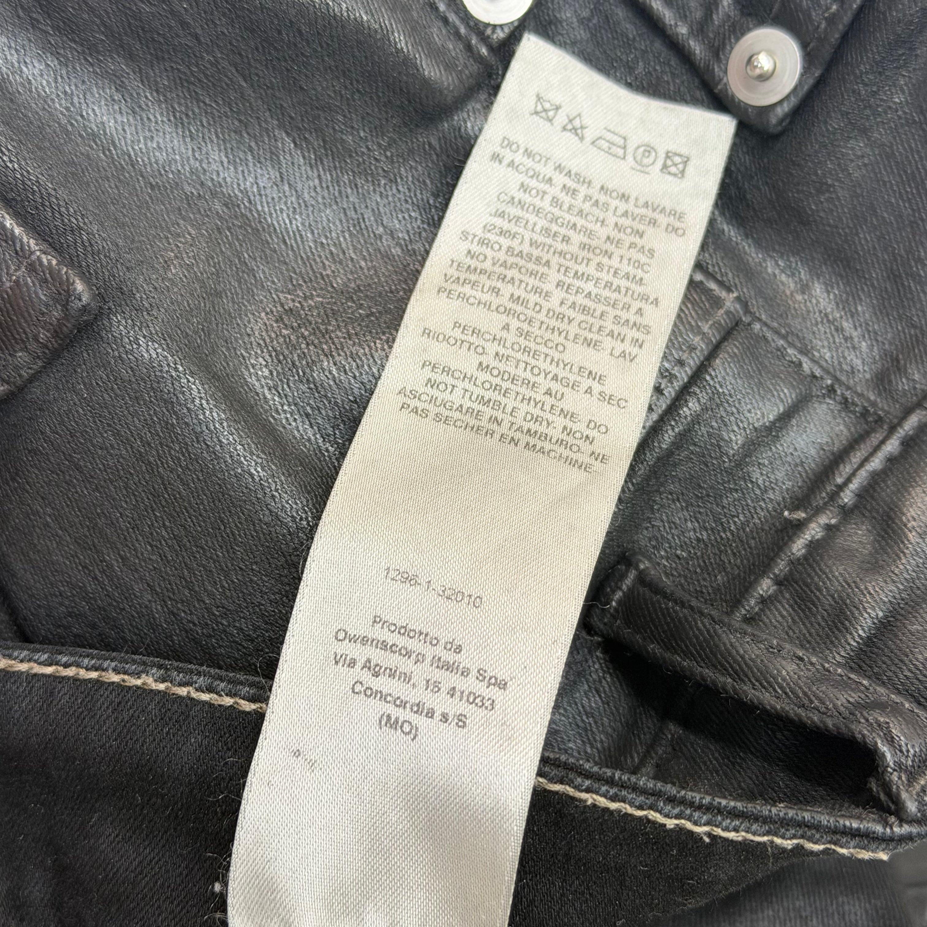 Rick Owens DRKSHDW Detroit Cut Stretch Deep Jeans 32