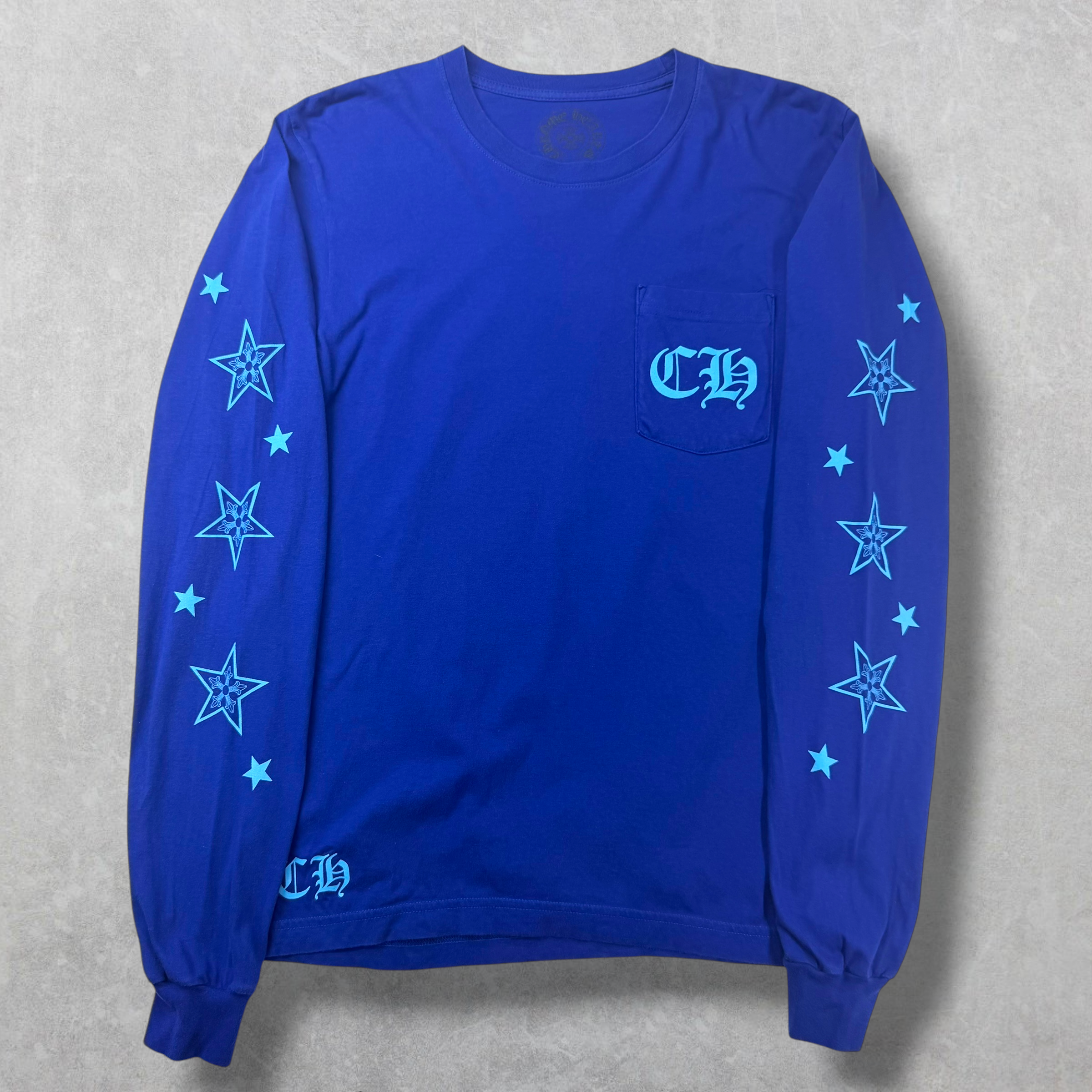 Chrome Hearts Star Blue L/S Tee M