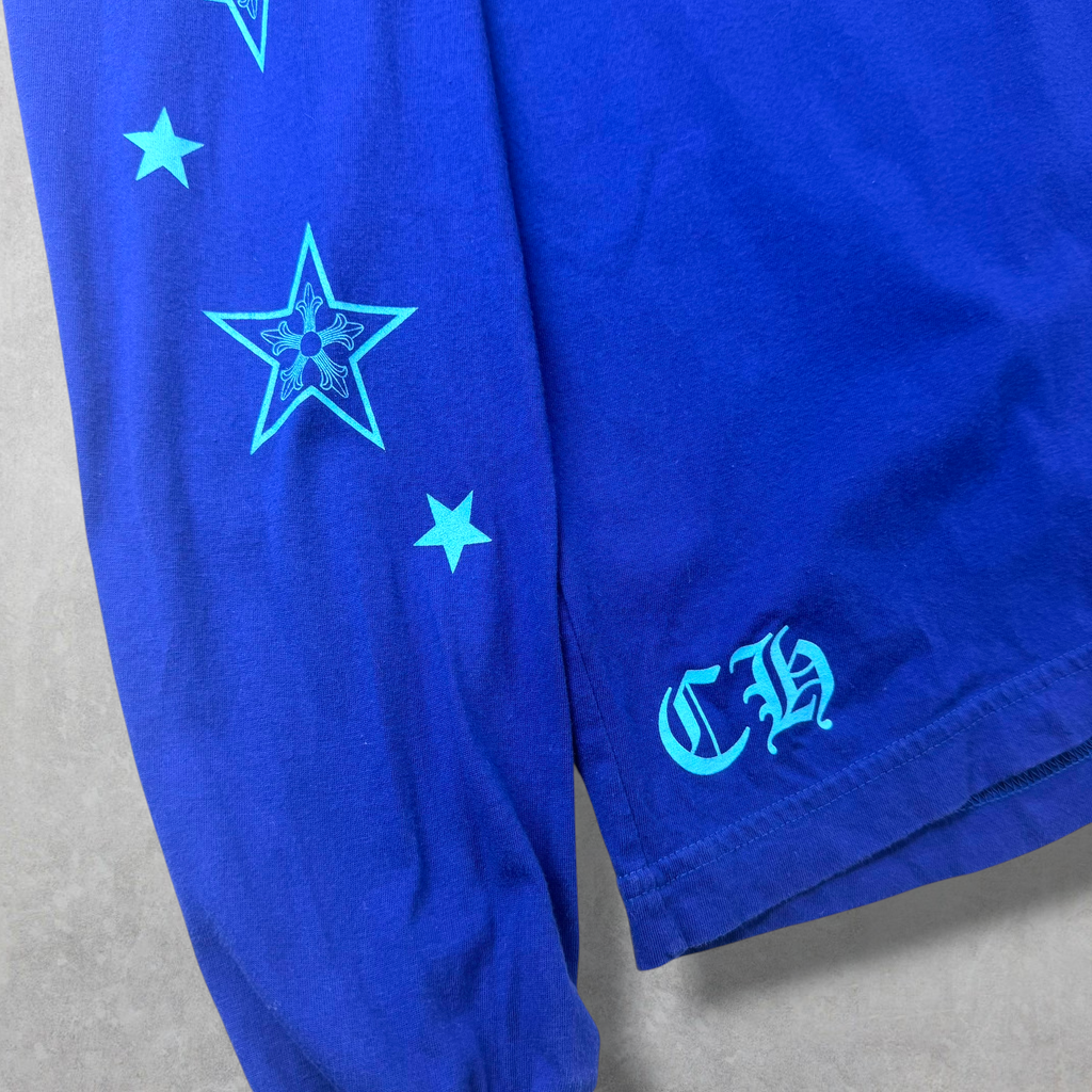 Chrome Hearts Star Blue L/S Tee M