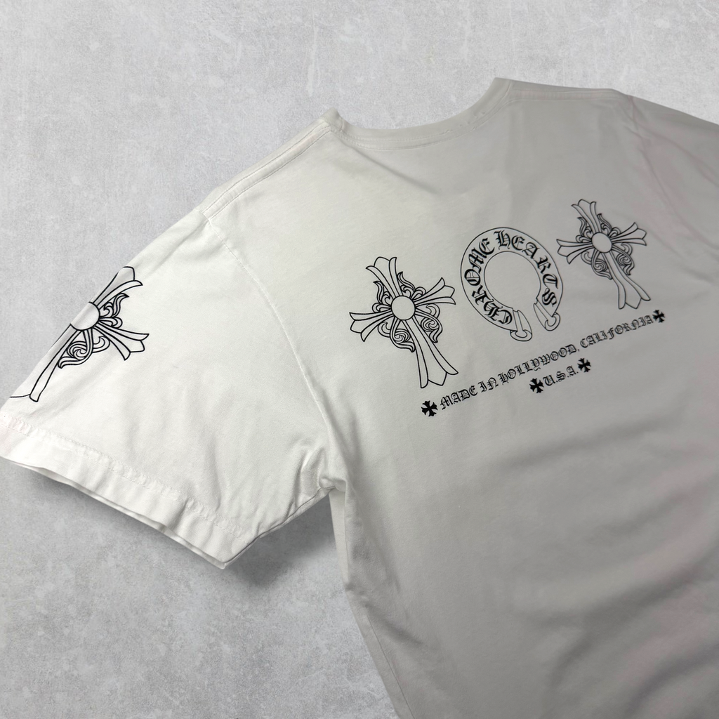 Chrome Hearts Cross Horseshoe Logo 'Made In Hollywood Tee M