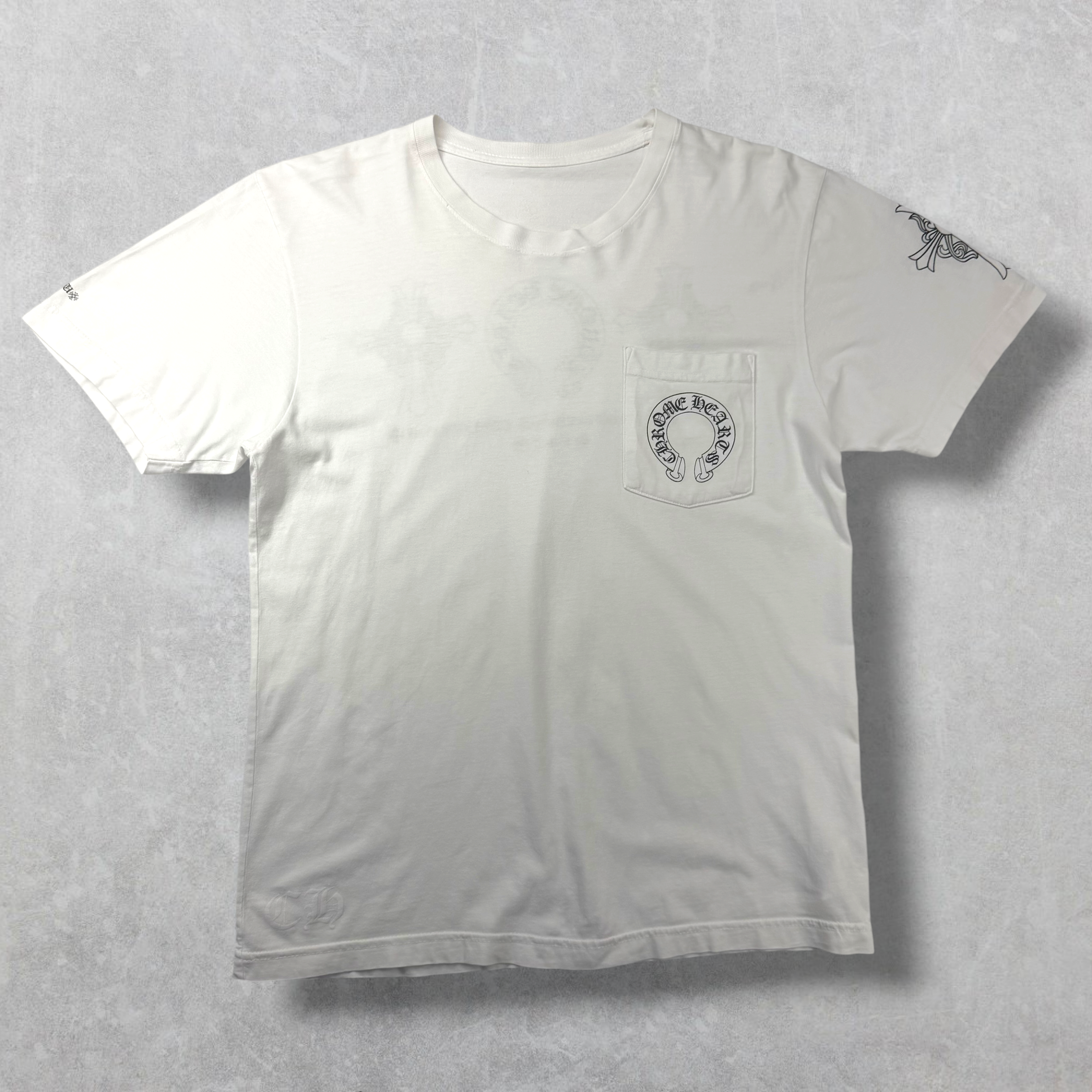 Chrome Hearts Cross Horseshoe Logo 'Made In Hollywood Tee M
