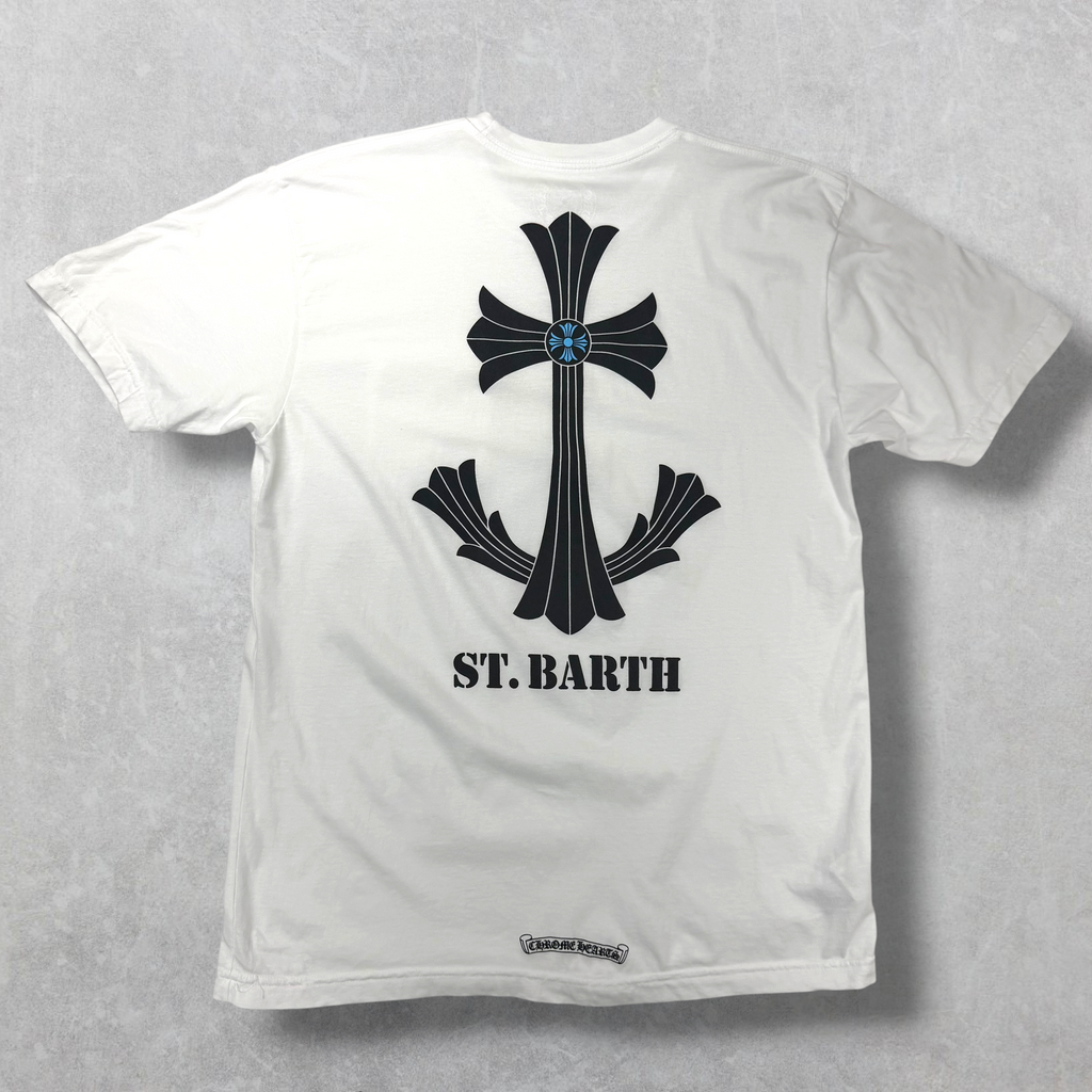 Chrome Hearts St. Barths Exclusive Anchor White Tee L